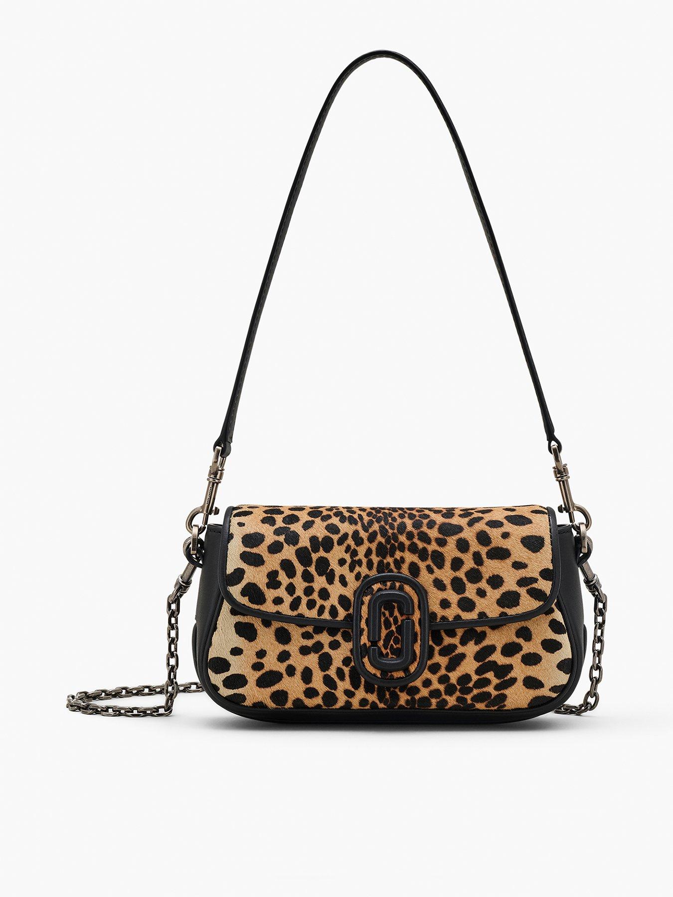 undefined The Clover Shoulder Bag Cheetah - Black Multi
