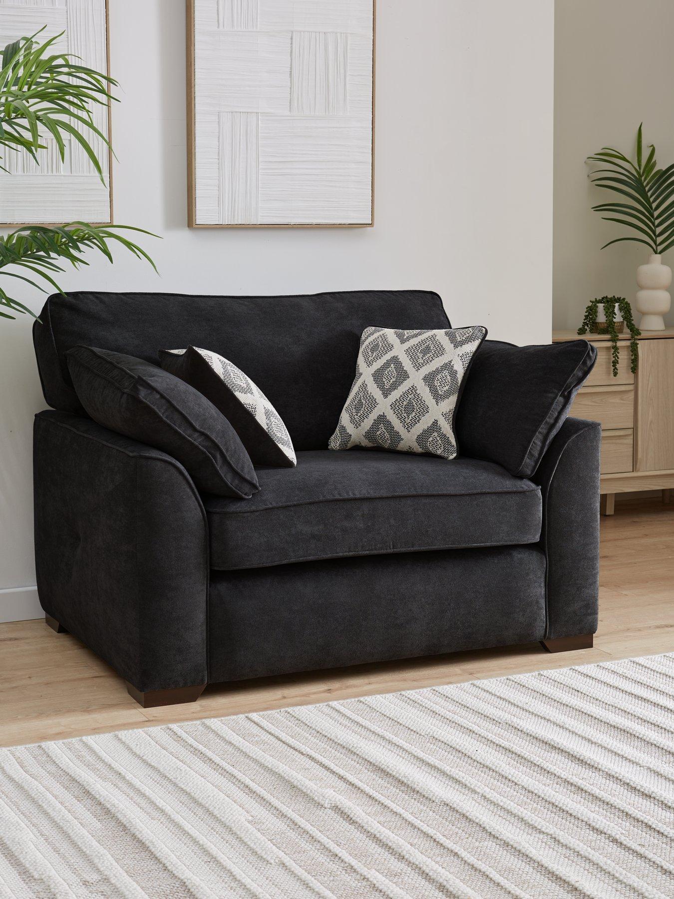 The Very Collection Cesena Fabric Snuggle Chair - Made to Order in the UK - FSC Certified