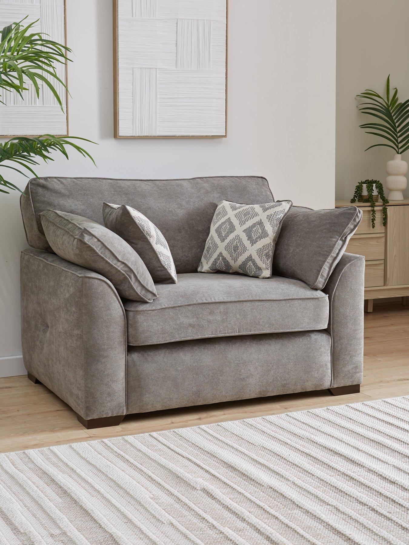 The Very Collection Cesena Fabric Snuggle Chair - Made to Order in the UK - FSC Certified
