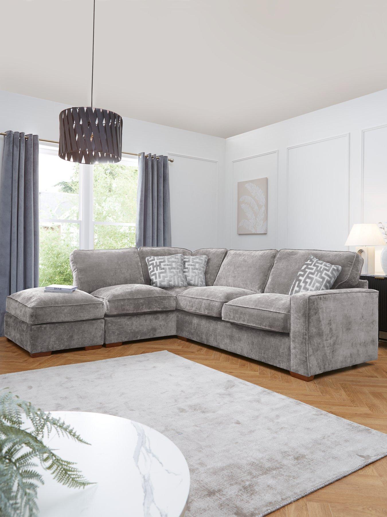 undefined Monaco L/H Corner Fabric Chaise