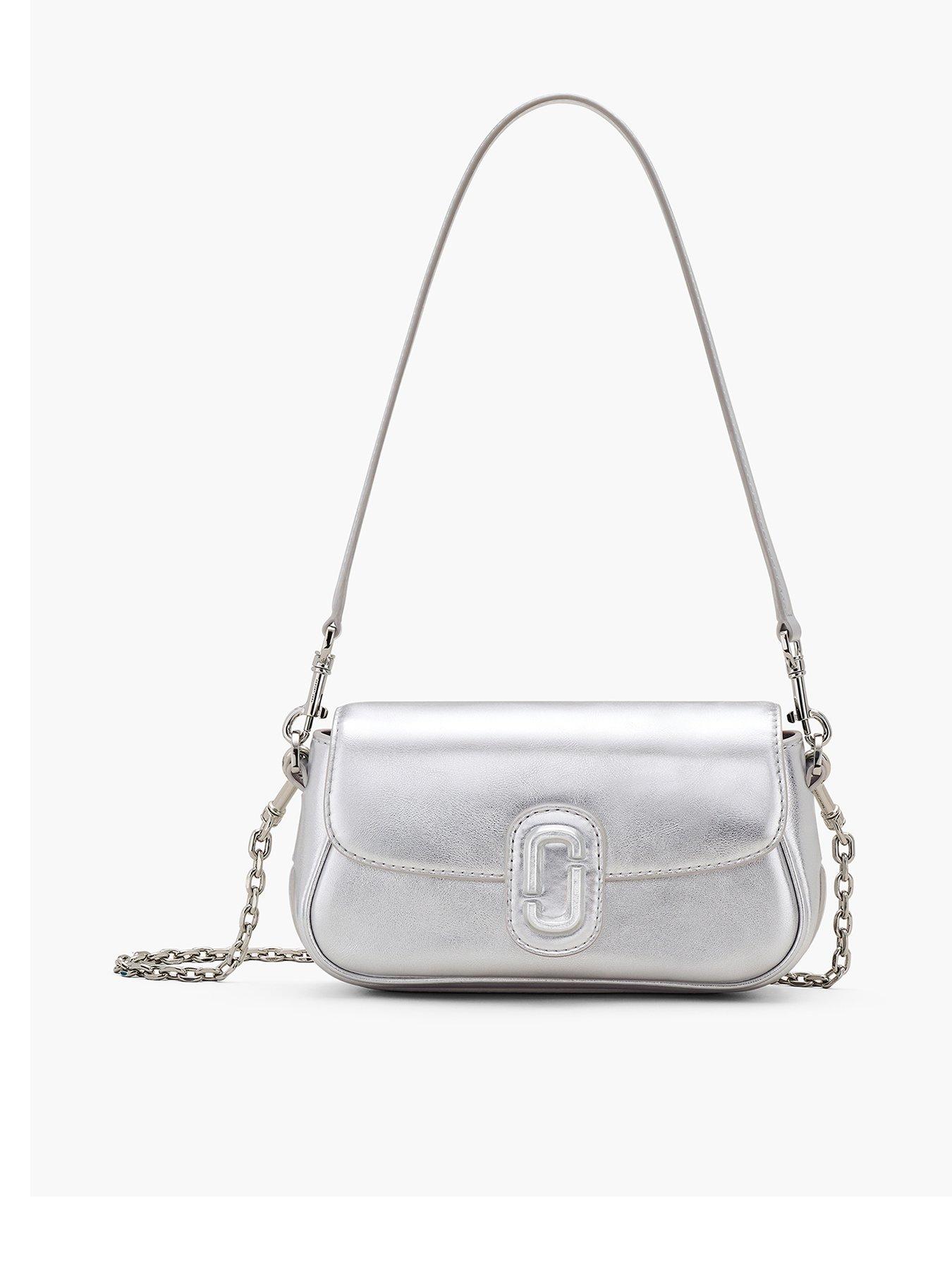 undefined The Clover Shoulder Bag - Silver