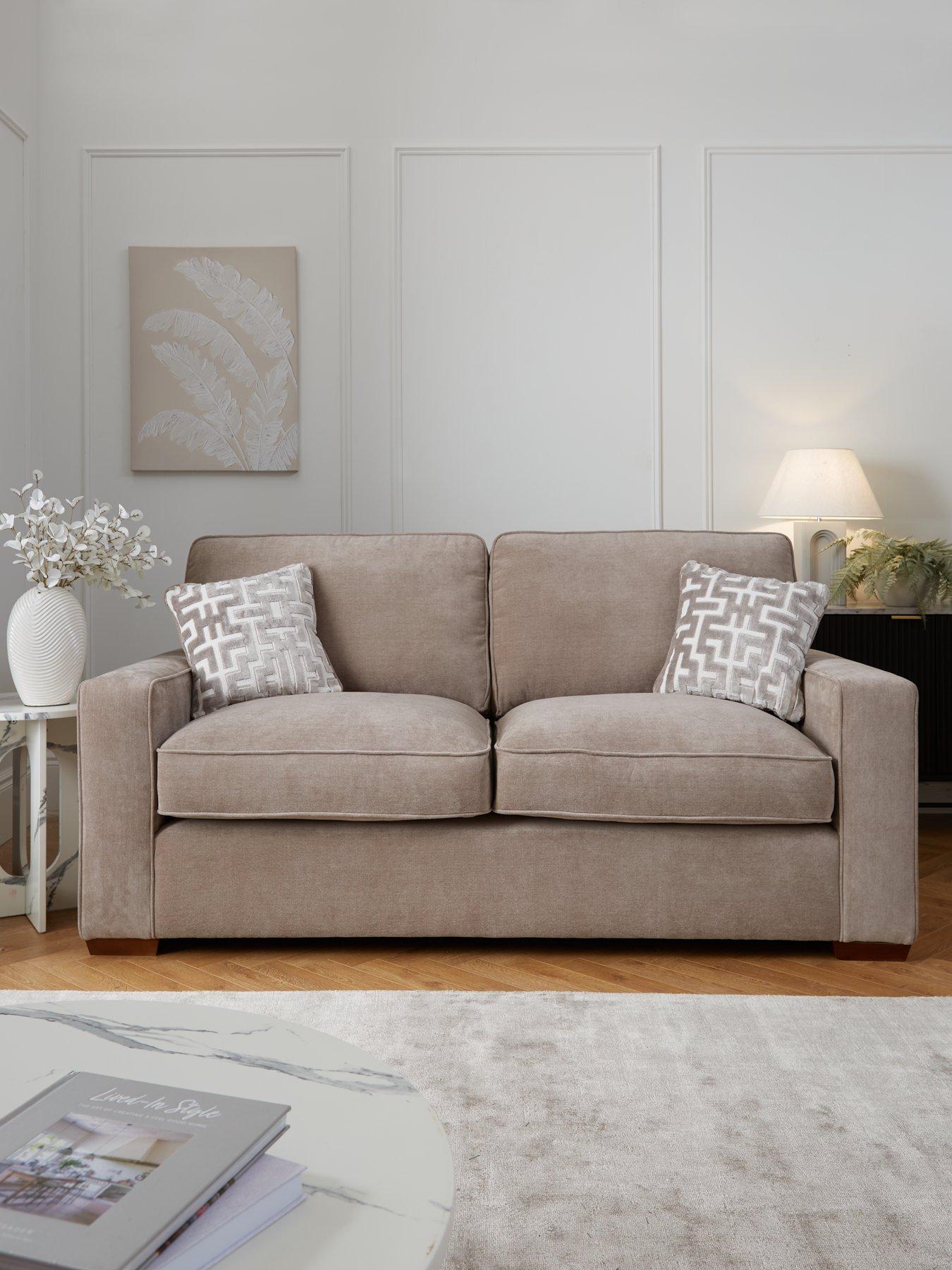 The Very Collection Monaco 3 Seater Fabric Sofa - Made to Order in the UK - FSC® Certified