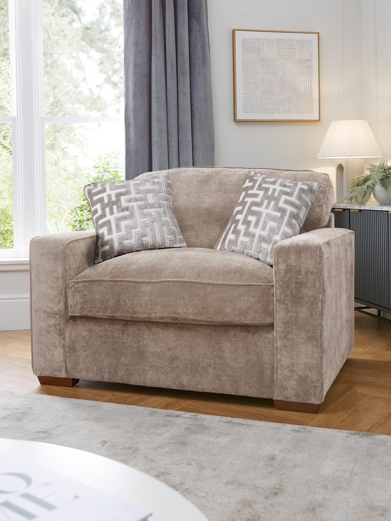 undefined Monaco Fabric Love Chair