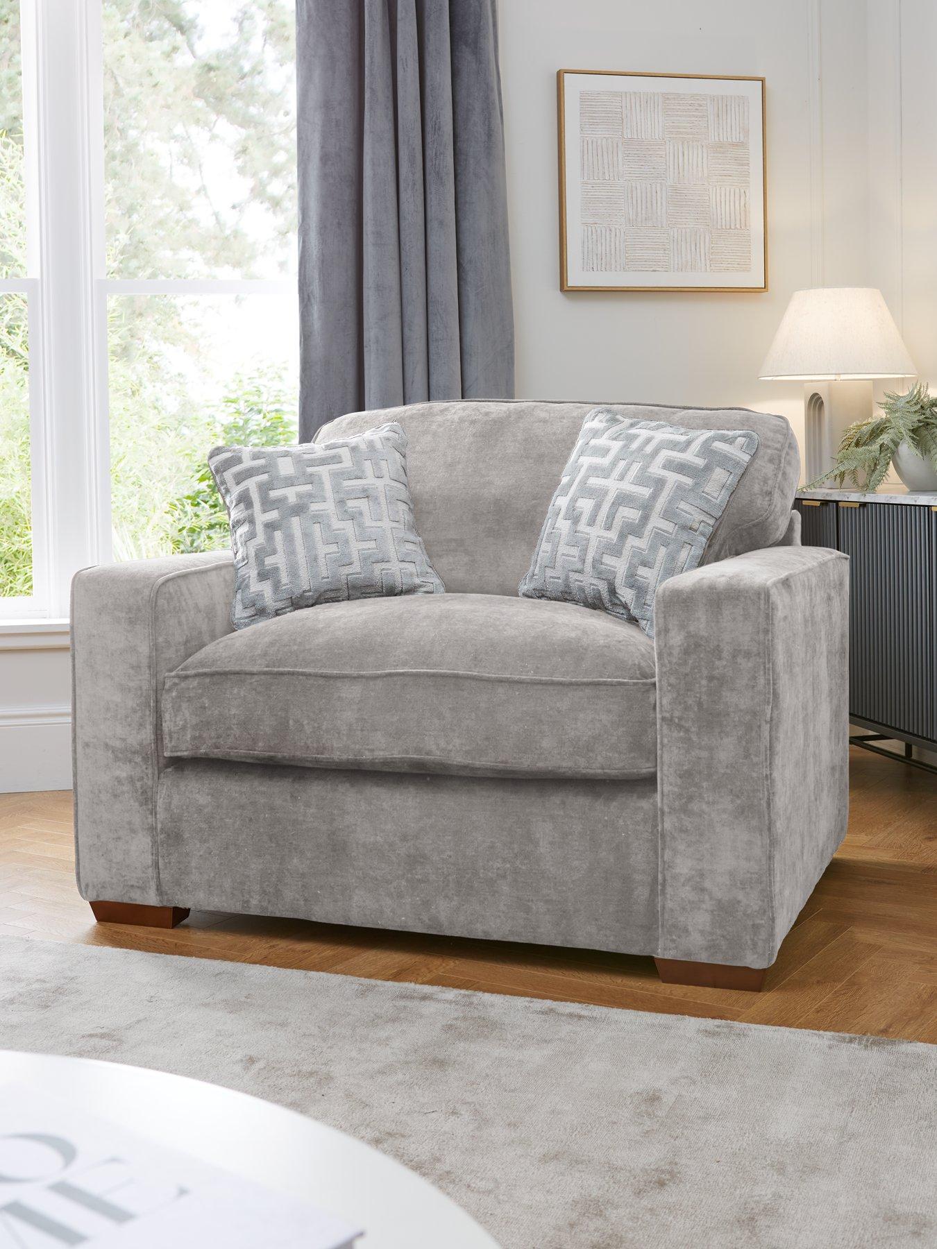 undefined Monaco Fabric Love Chair