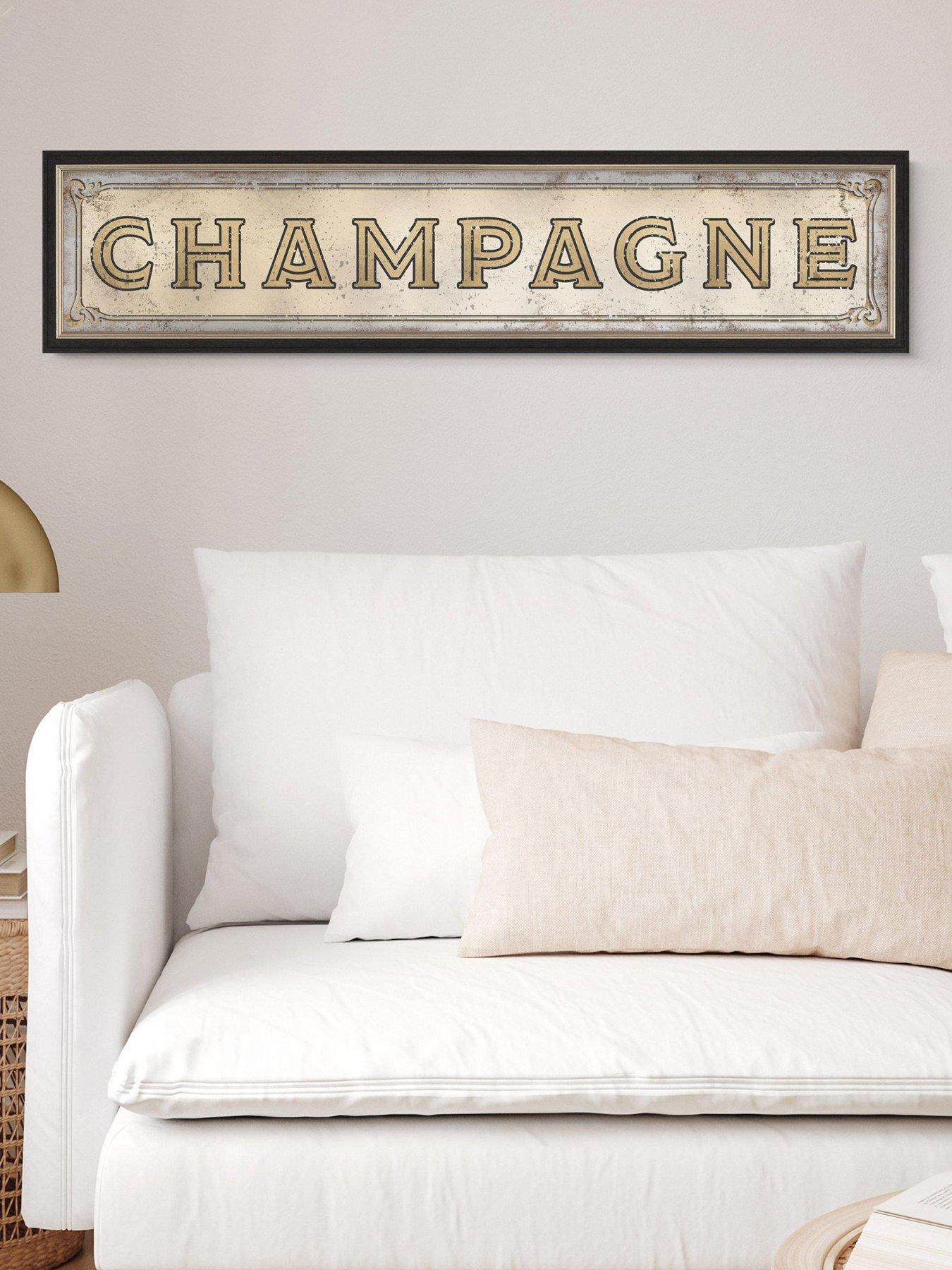 undefined Champagne Framed Wall Art