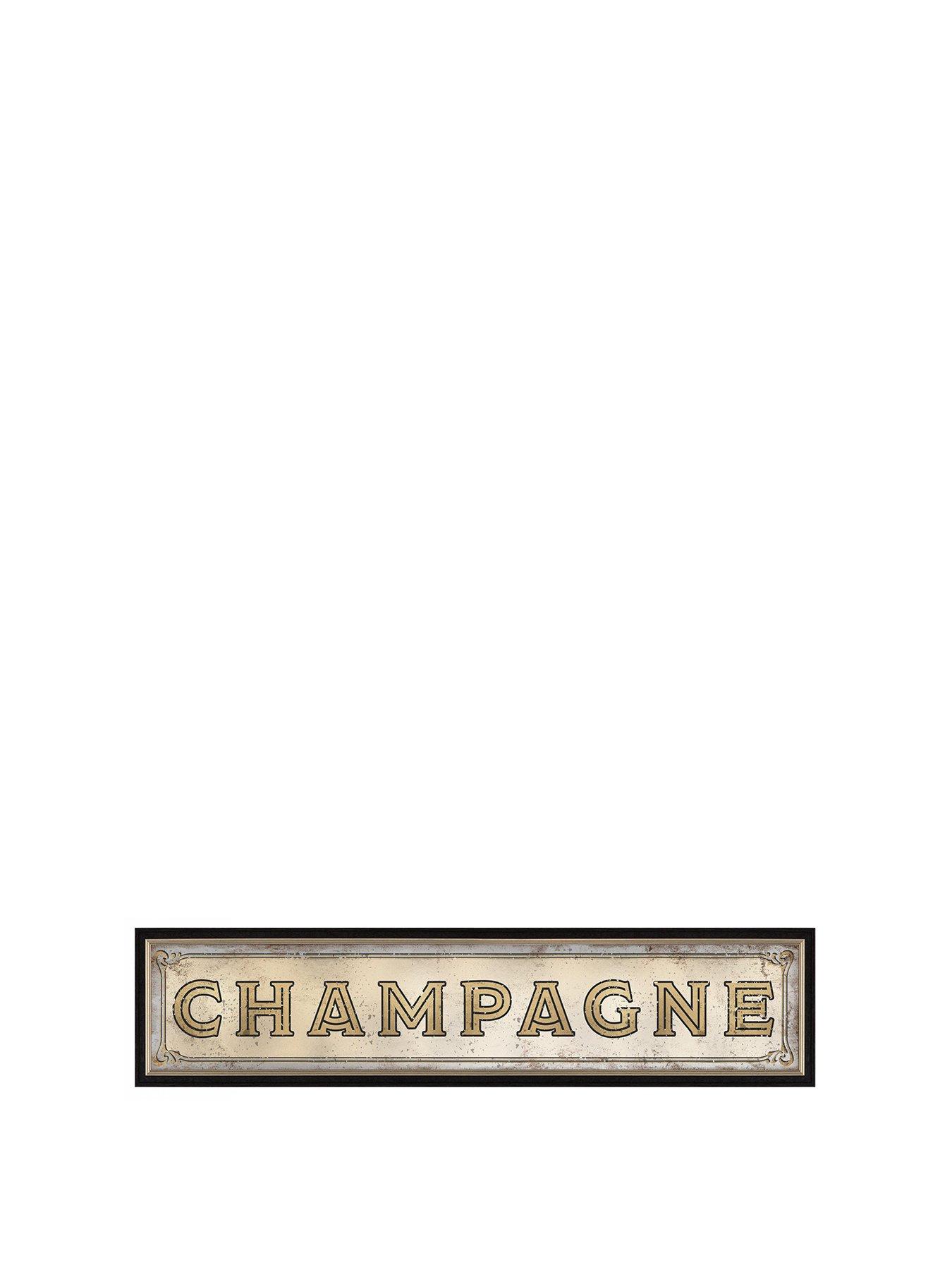 Image 2 of 3 of Gallery Direct Champagne Framed Wall Art