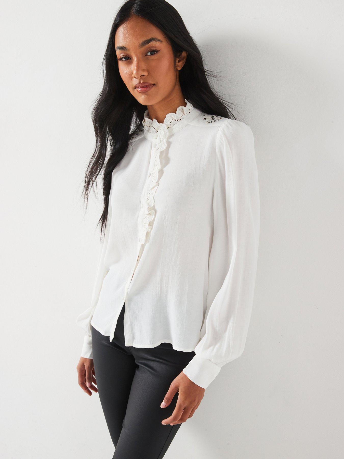 Womens White Tops Very
