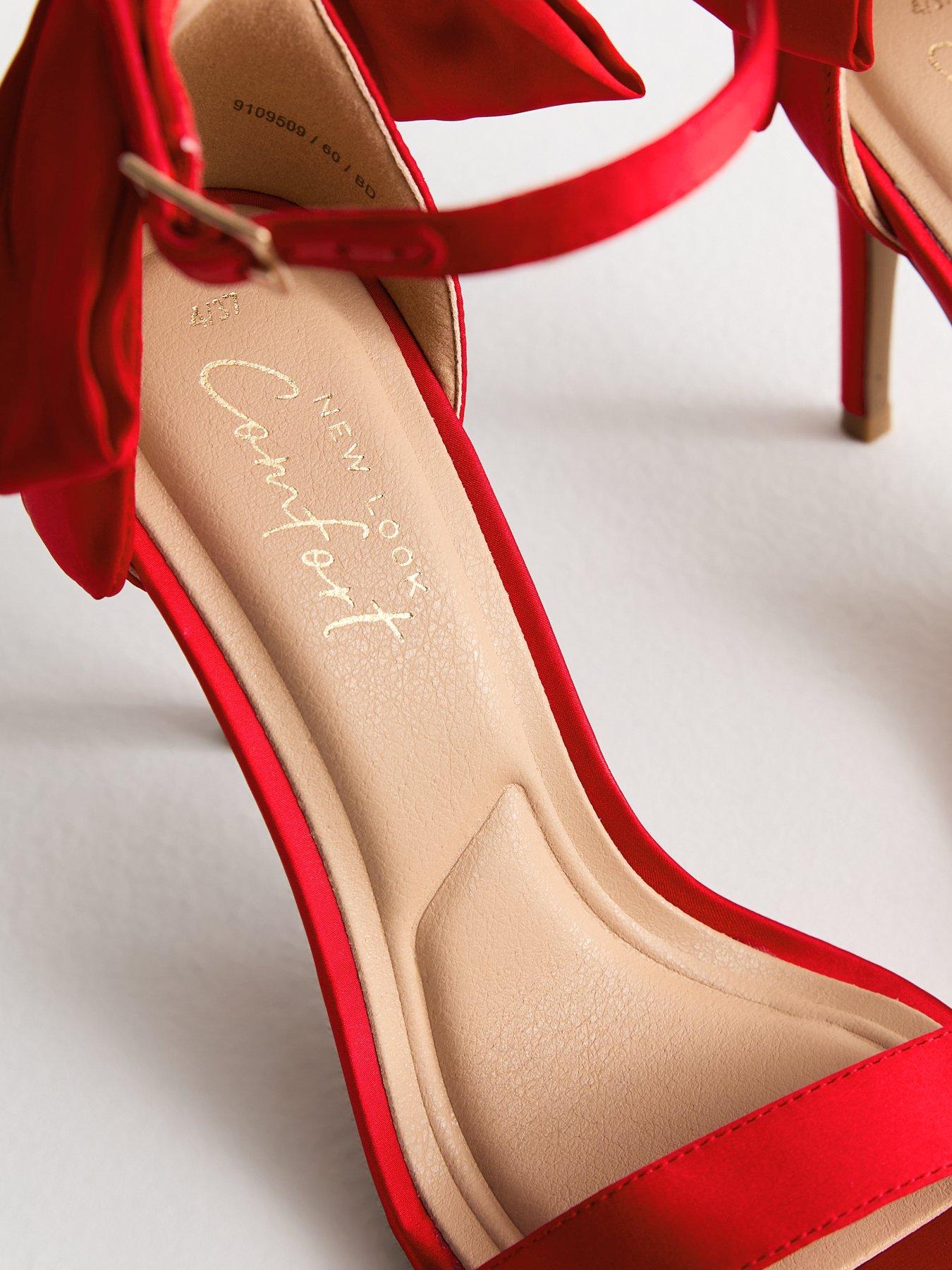 Red sandals new look outlet