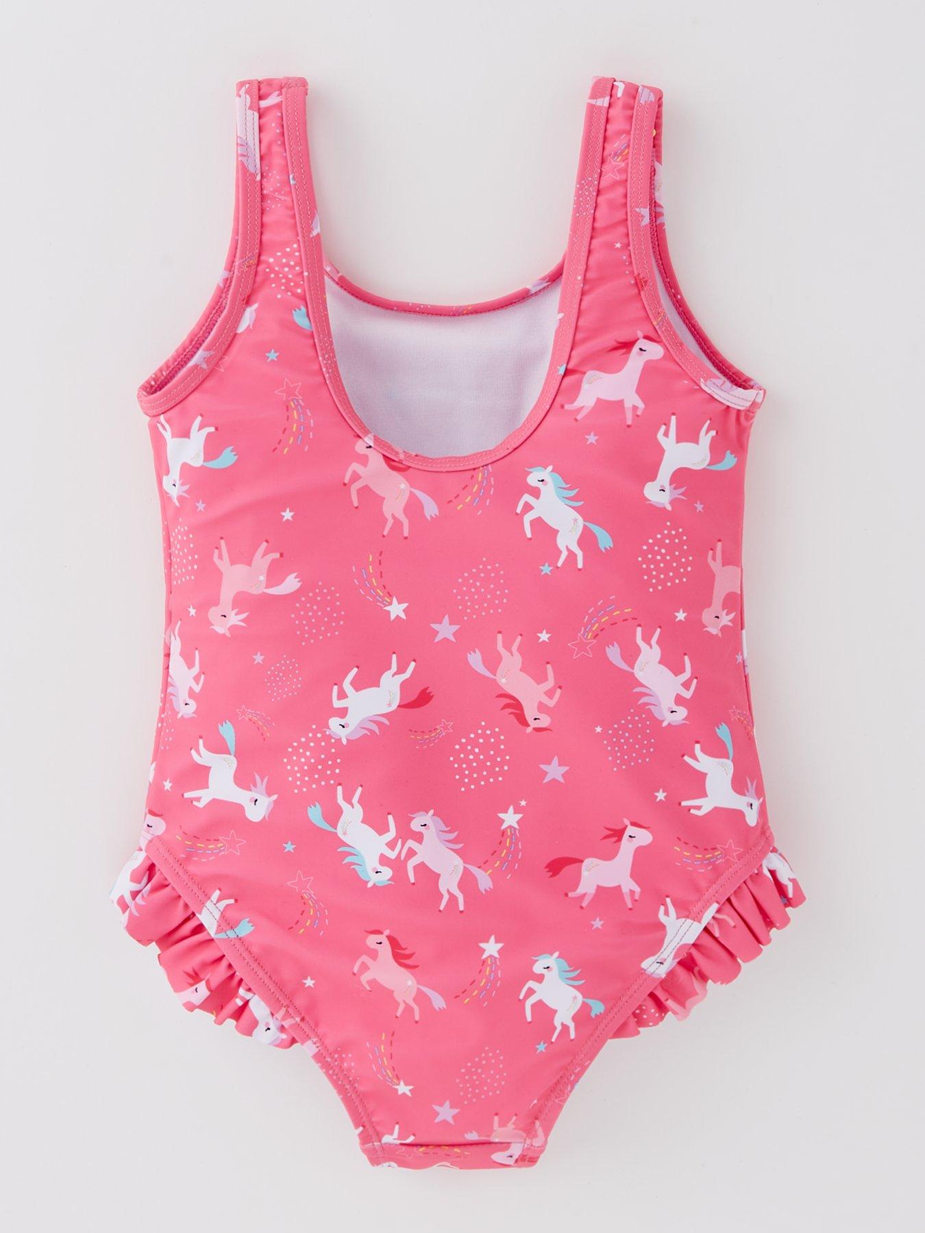 Image 2 of 4 of Everyday Girls Unicorn Swimsuit - Pink