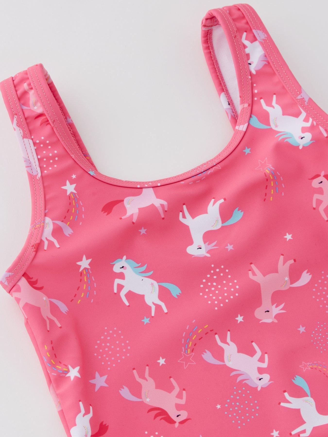 Image 3 of 4 of Everyday Girls Unicorn Swimsuit - Pink