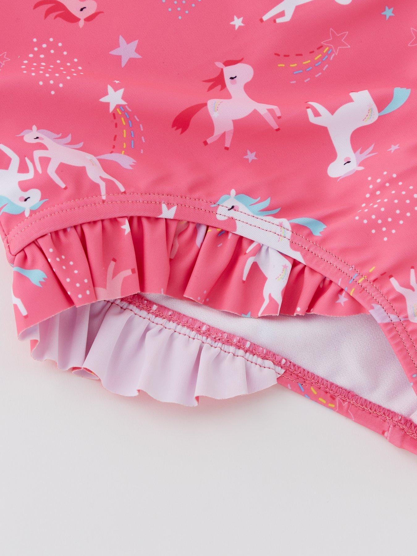 Image 4 of 4 of Everyday Girls Unicorn Swimsuit - Pink