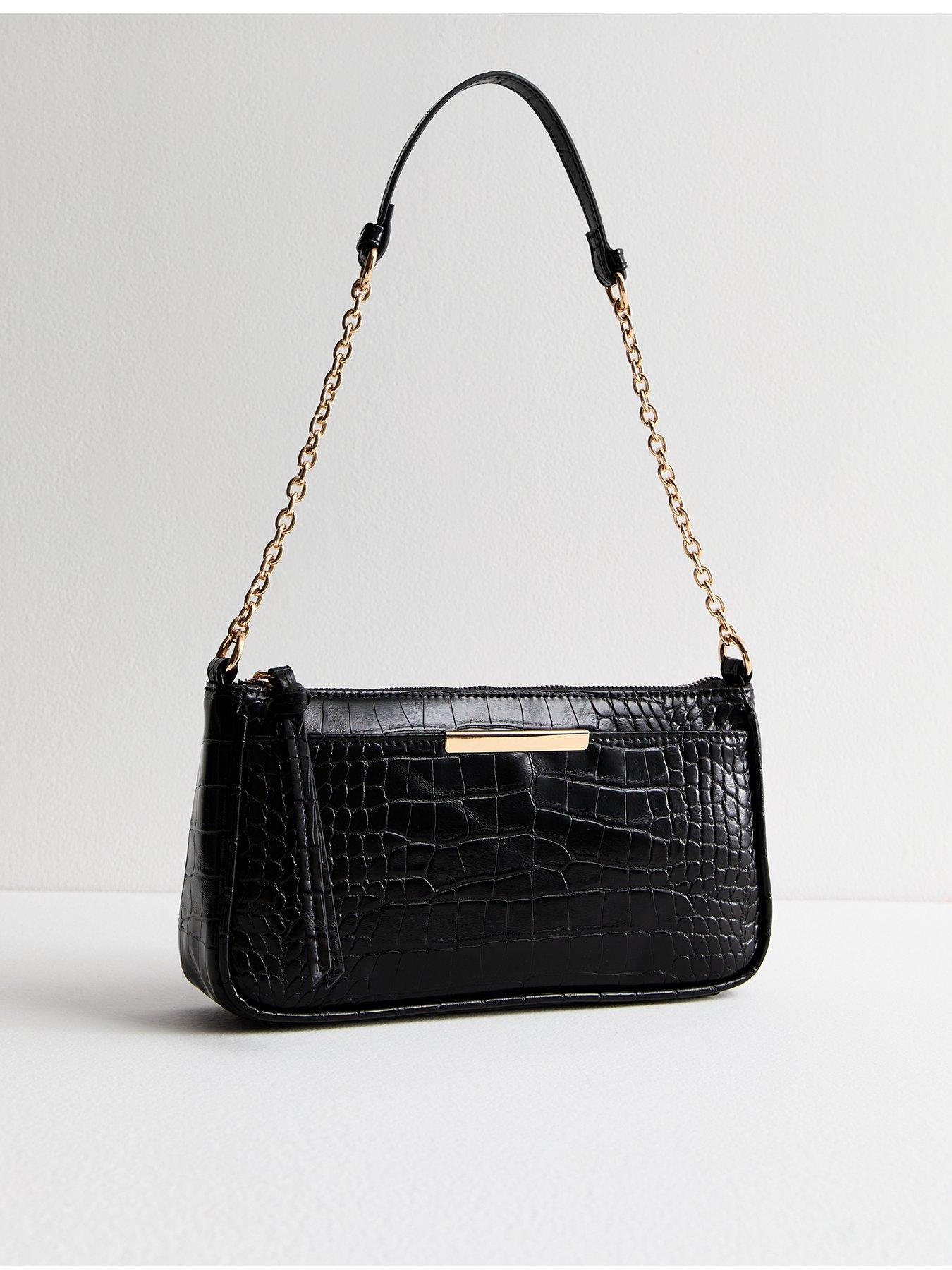 Womens black shoulder bags 2025