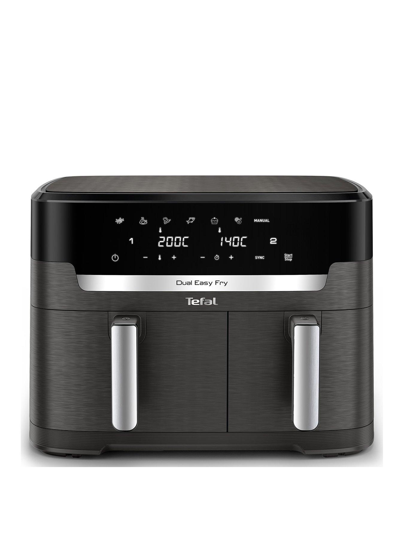 Tefal Easy Fry XXL Dual Air Fryer, Coal Grey - 11L
