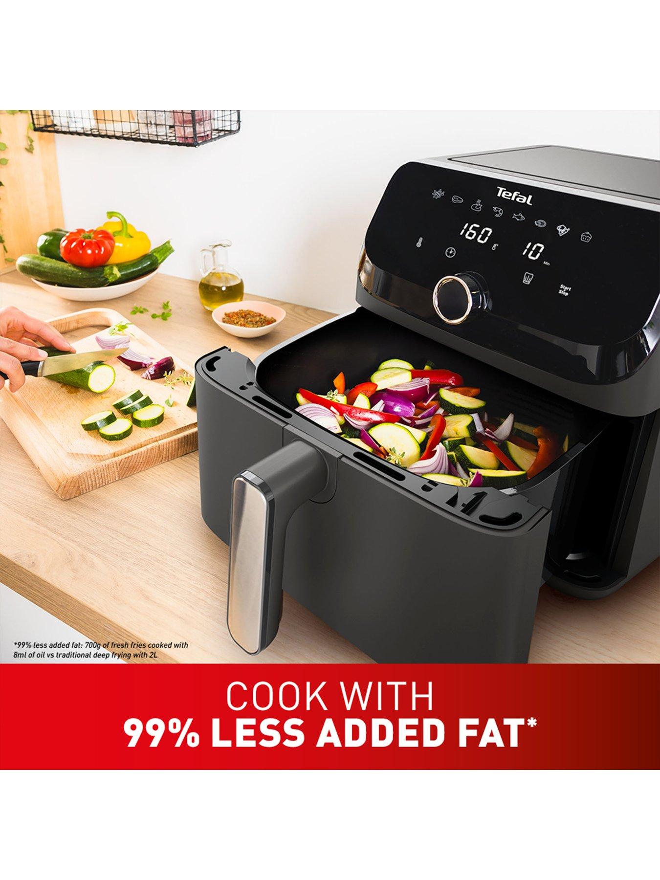 Image 2 of 7 of Tefal Easy Fry Mega Air Fryer - Coal Grey