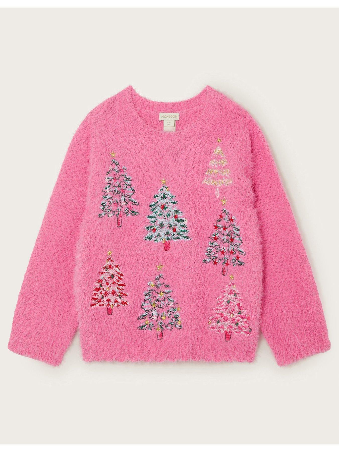 Pink girls jumper hotsell