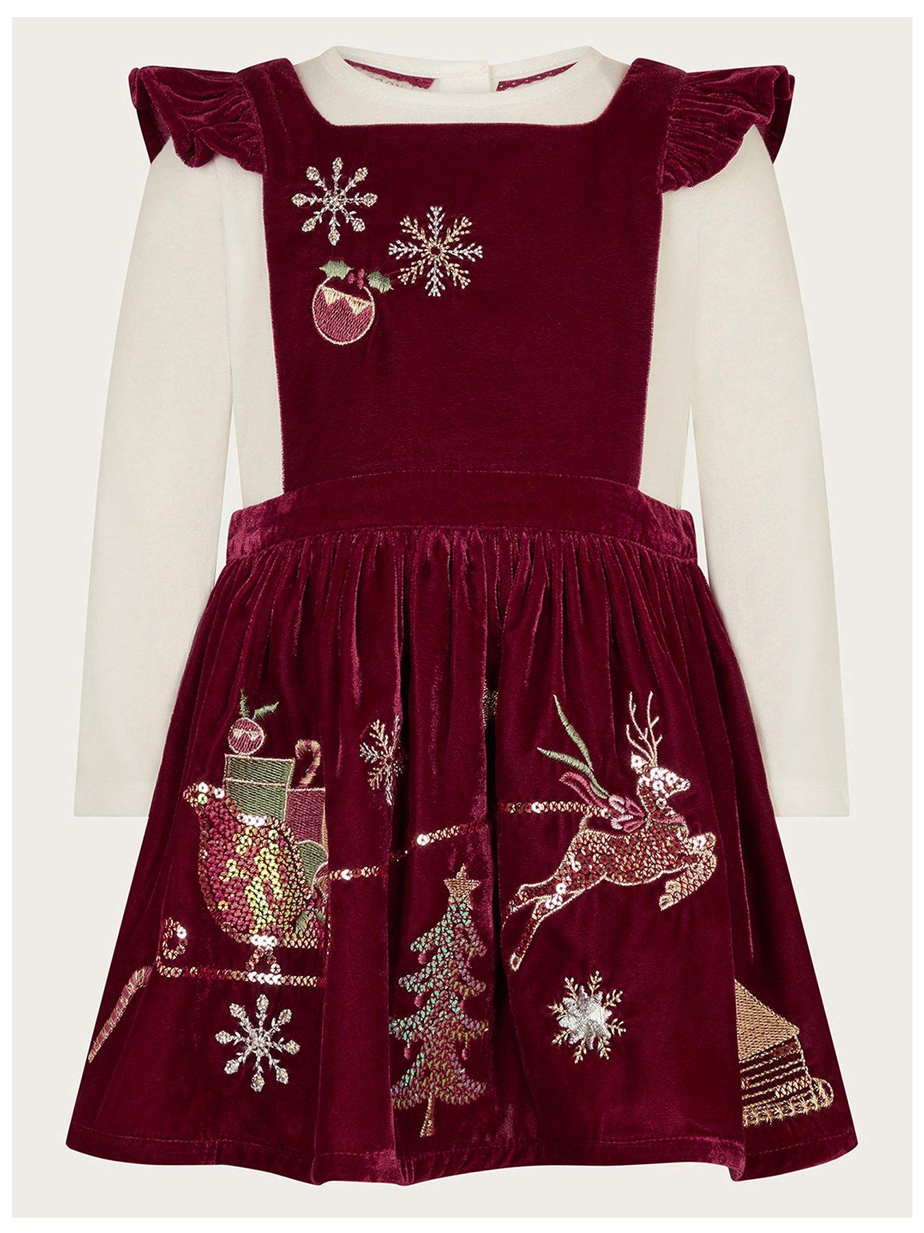 Monsoon girls christmas dress hotsell