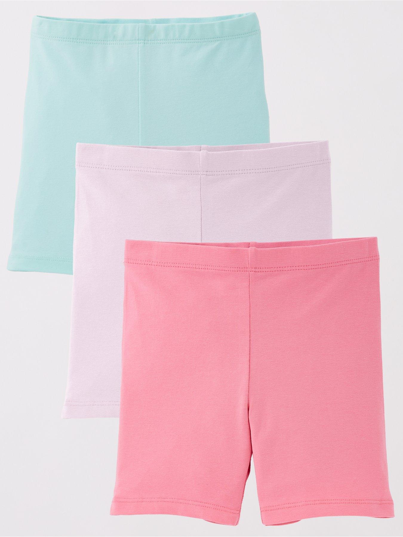 undefined Girls 3 Pack Cycling Shorts - Multi