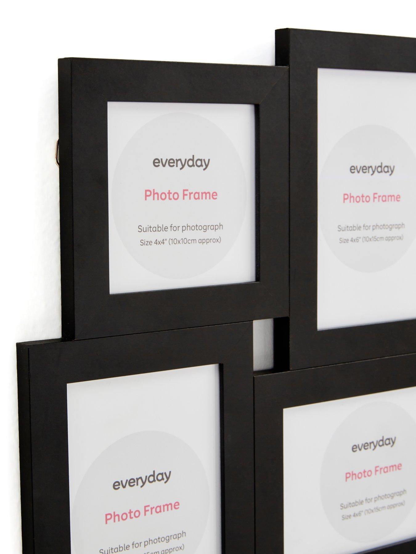 The Very Collection 6-Photo Cluster Frame in Black | Very