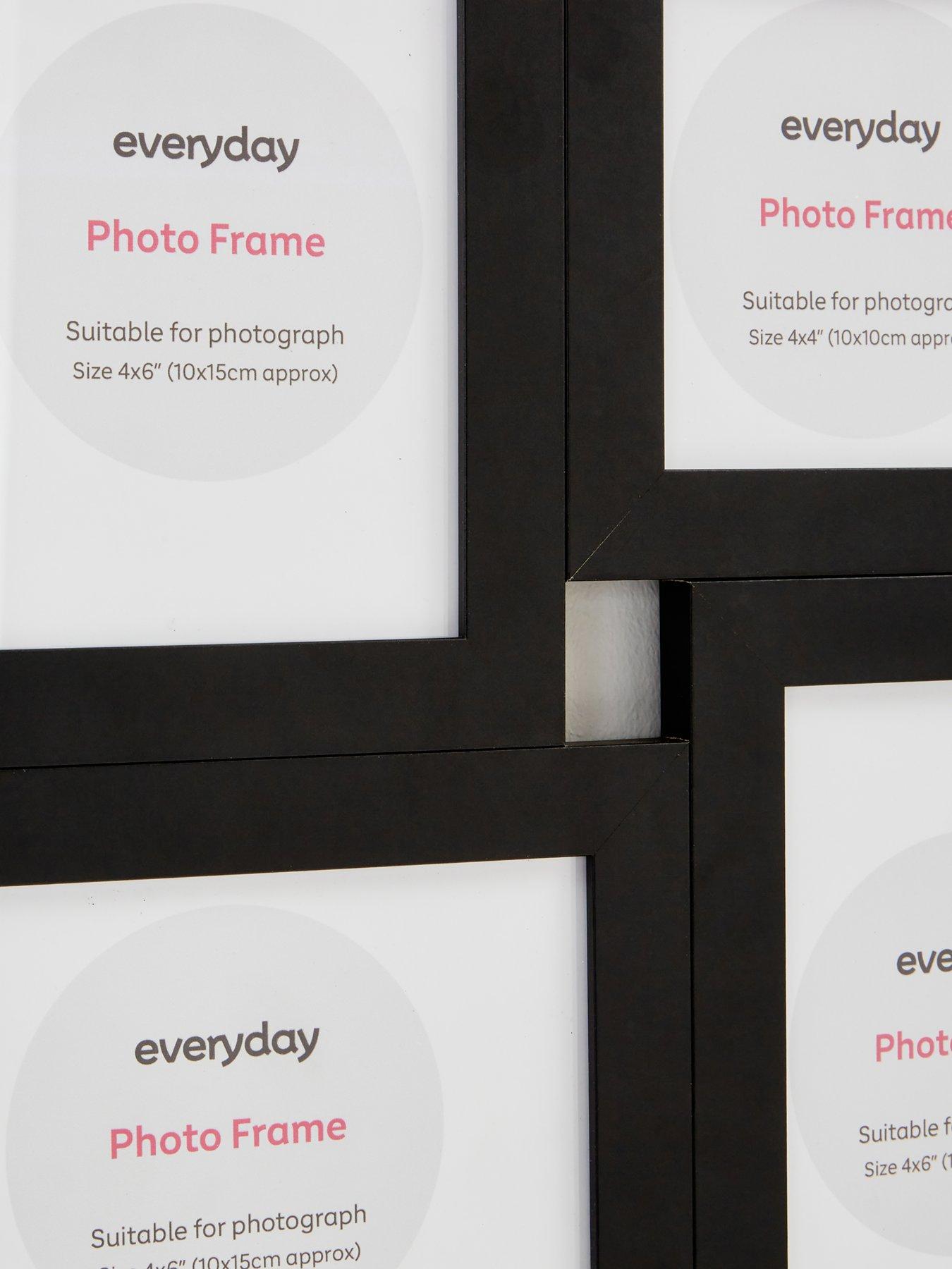 The Very Collection 6-Photo Cluster Frame in Black | Very