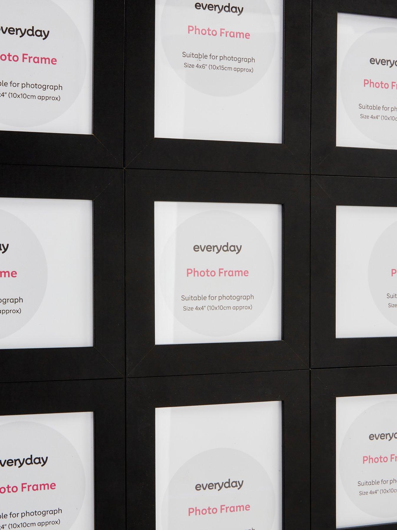 The Very Collection 9-Photo Cluster Frame in Black – 50 x 50 cm | Very
