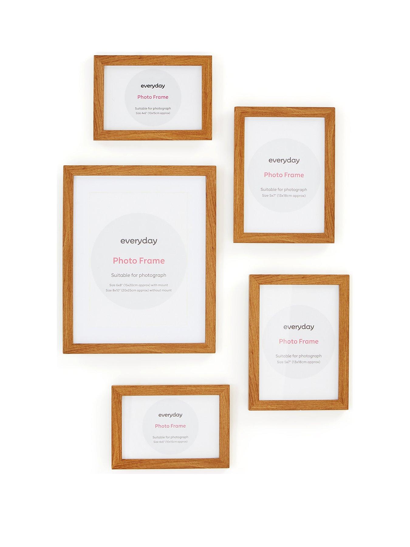 Image 2 of 5 of Very Home Set of 5 Gallery Frames - Natural