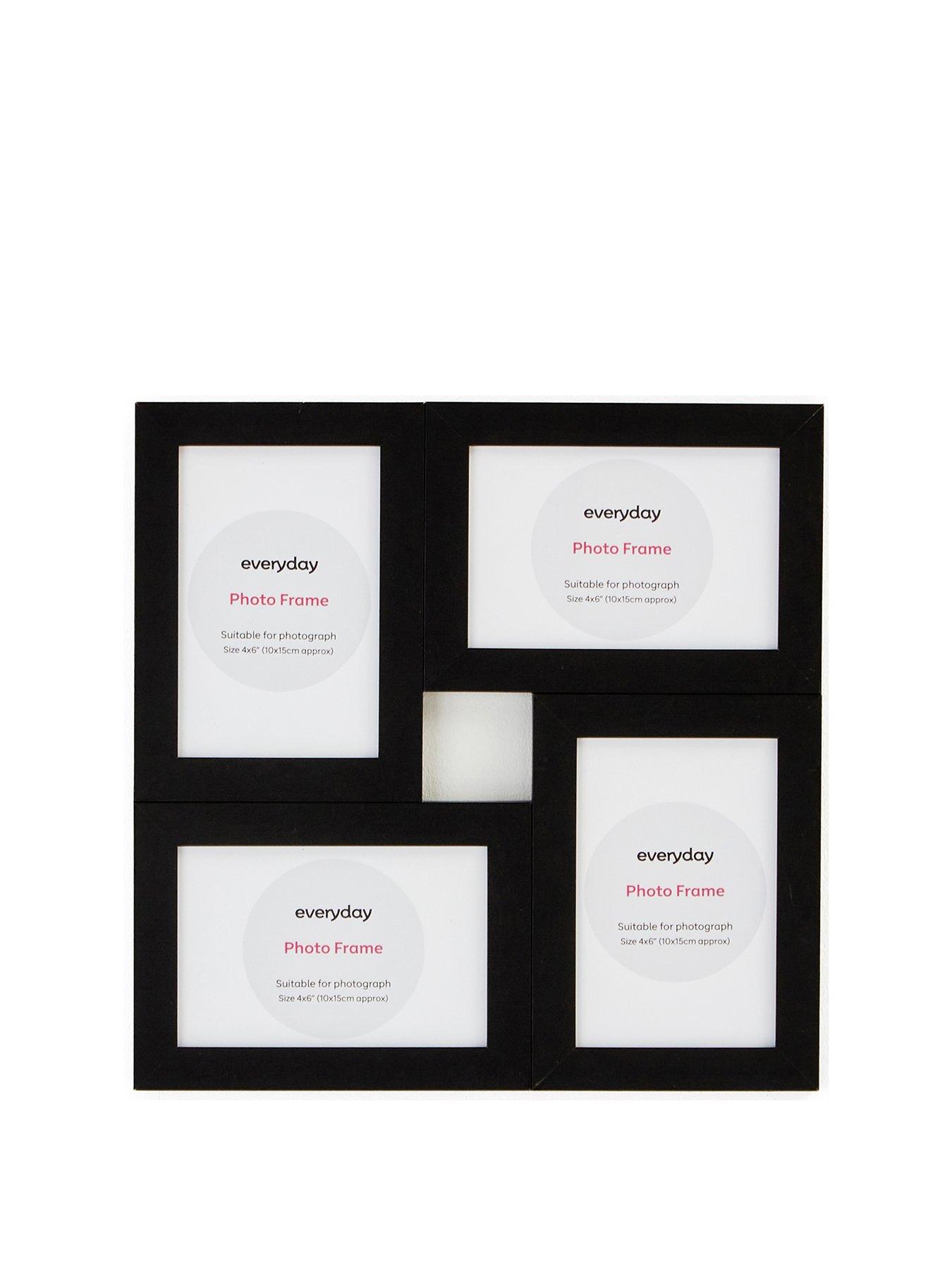 Image 2 of 5 of Very Home 4-Photo Cluster Frame in Black