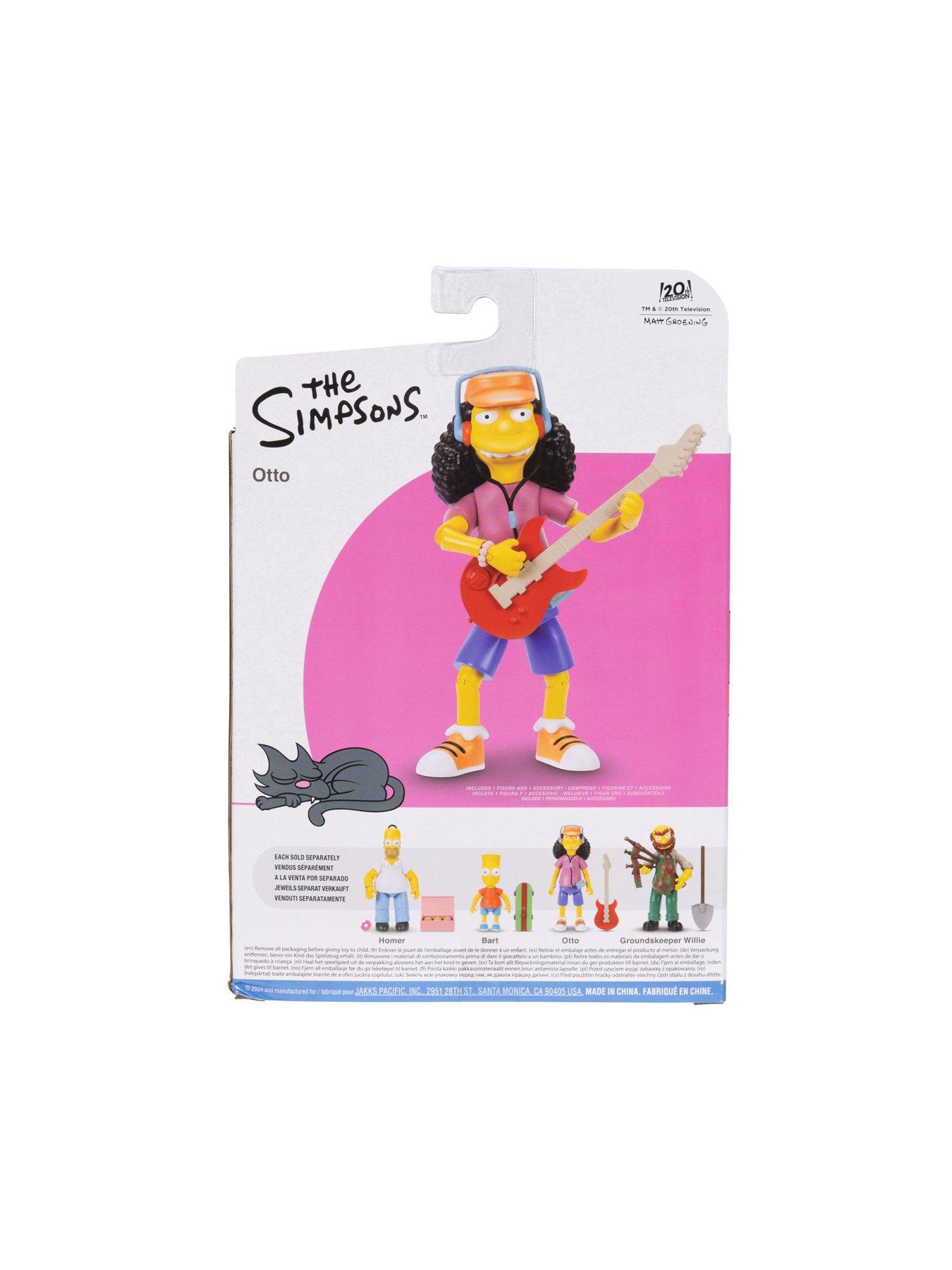 Image 5 of 6 of The Simpsons 5 Inch Otto Figure
