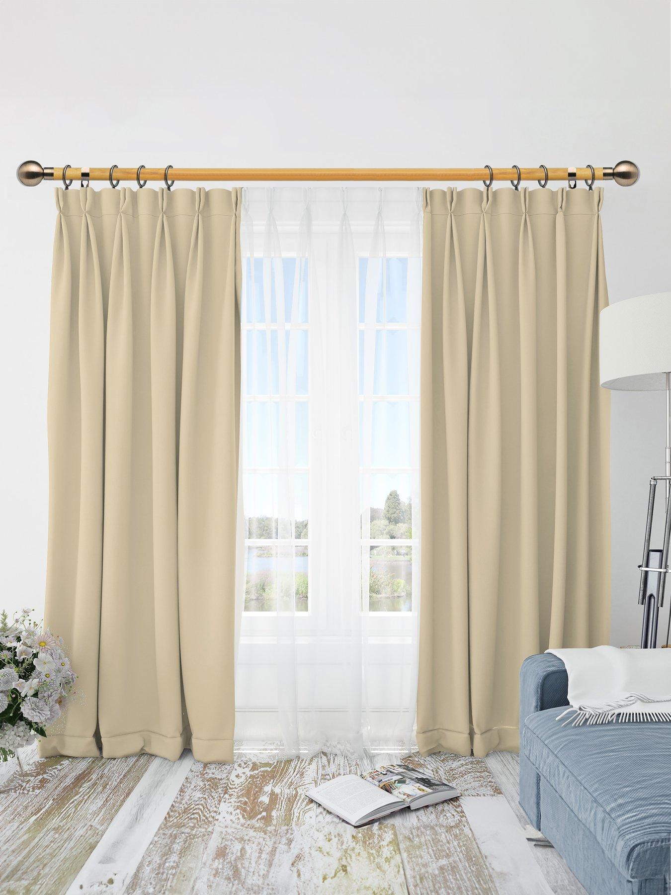 Very Home 28mm Wood/Metal Pole 150cm