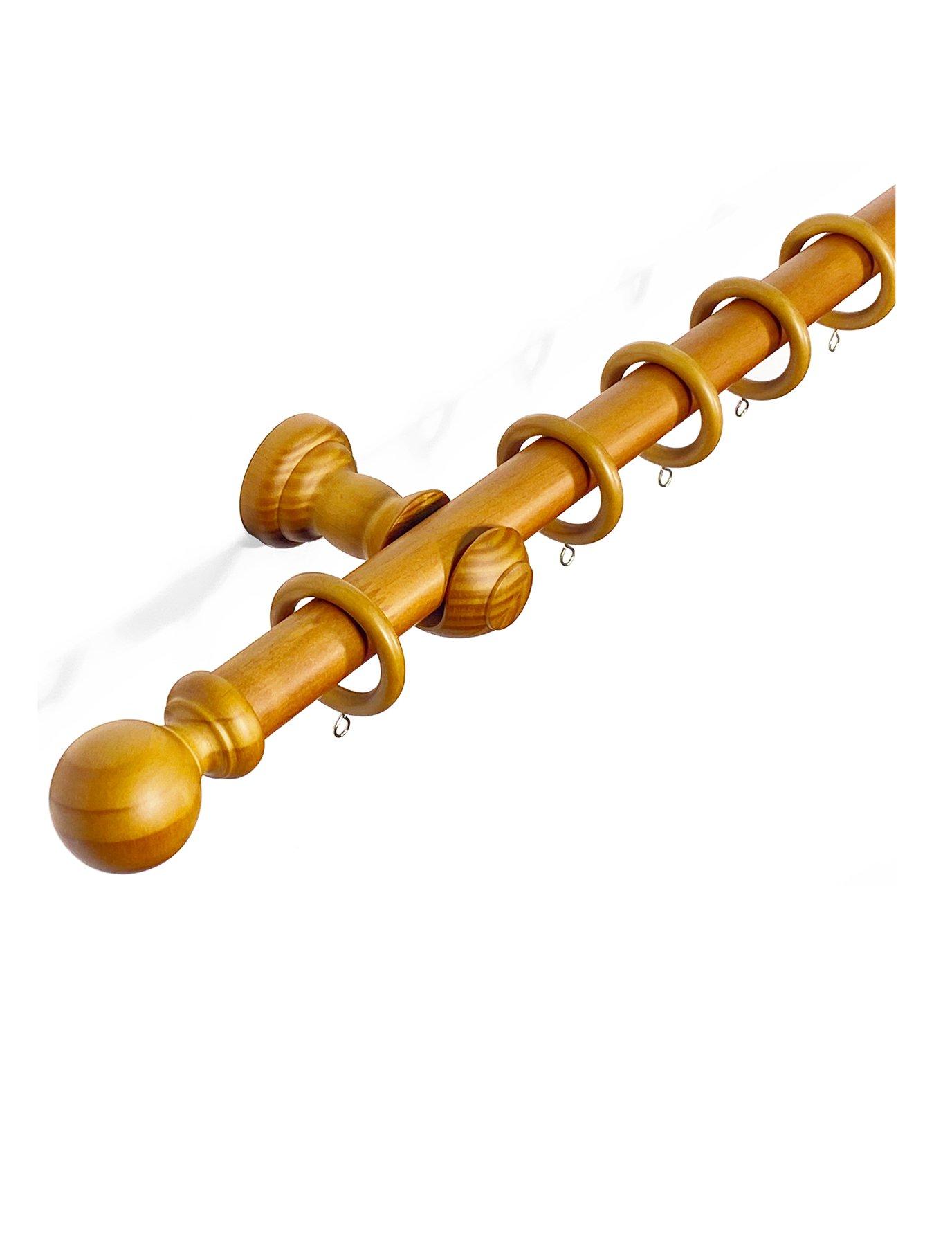undefined 28mm Trad Ball Wood Pole 120cm