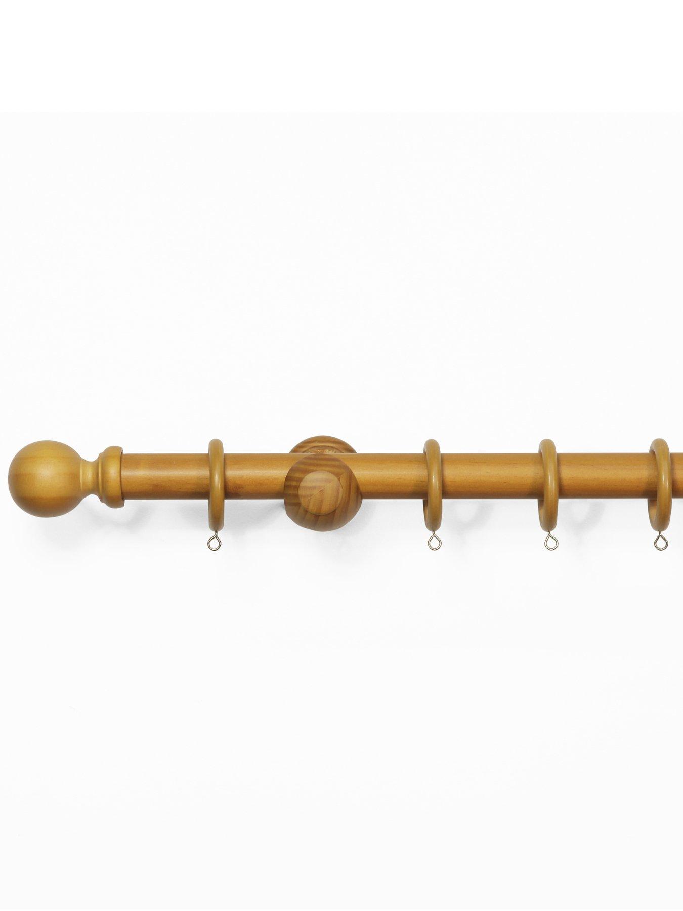 Image 3 of 6 of Very Home 28mm Trad Ball Wood Pole 120cm