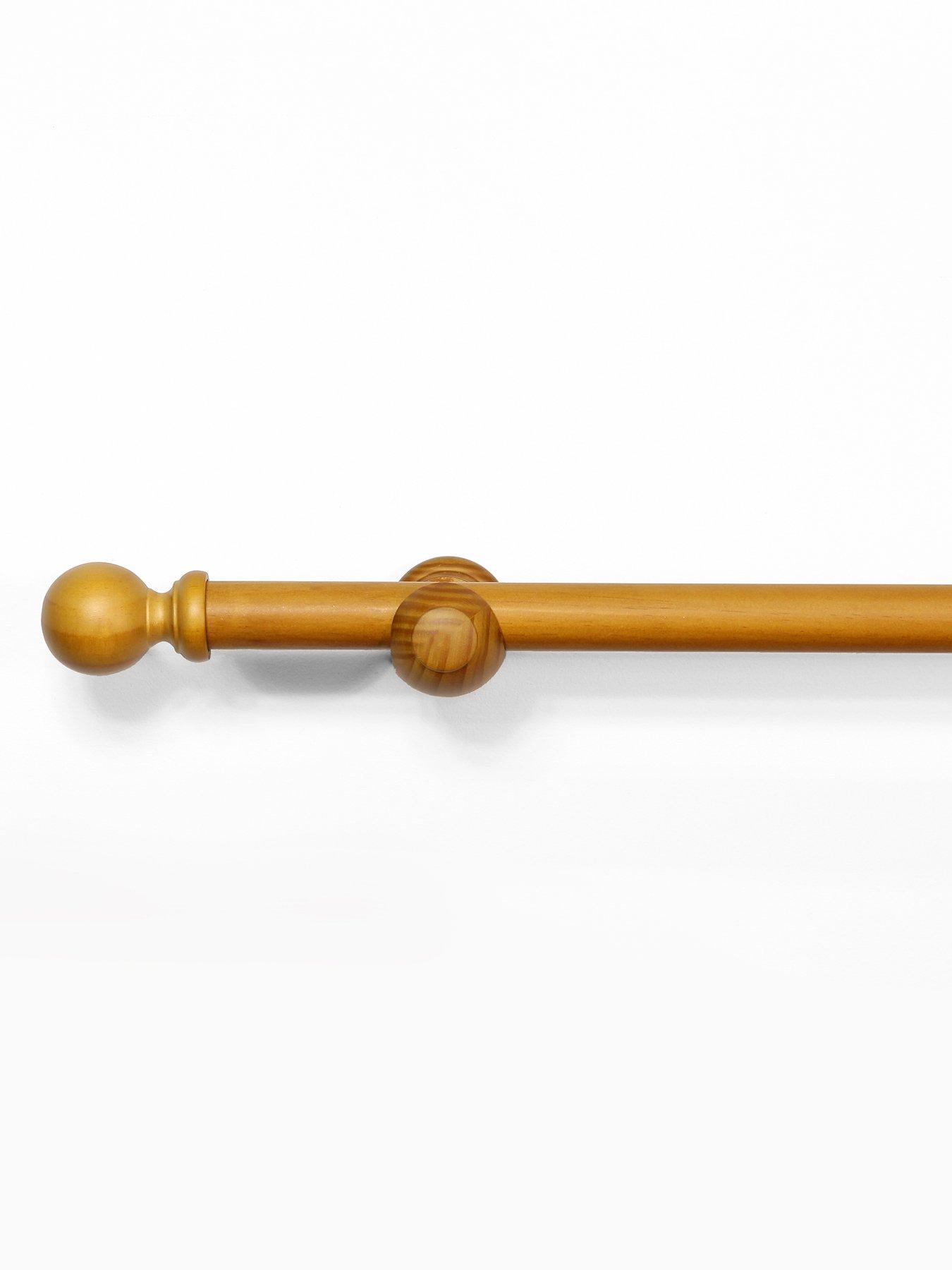 Image 2 of 4 of Very Home 28mm Ball Wooden Eyelet Pole 400cm