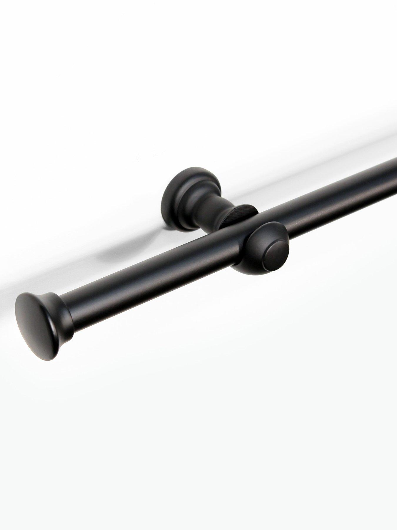 The Very Collection 28mm Stopper Wood Eyelet Pole 120cm
