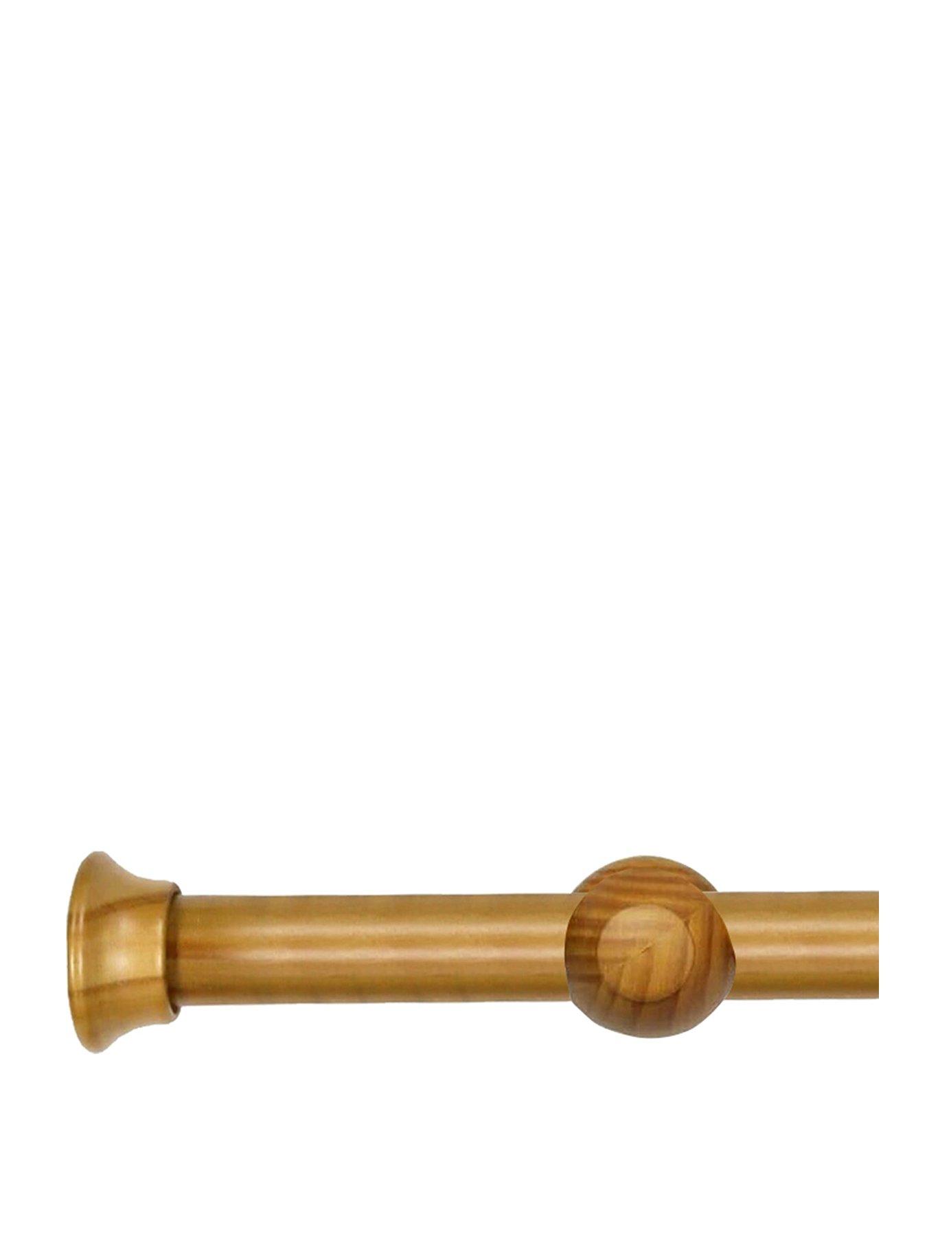 Image 3 of 4 of Very Home 28mm Stopper Wood Eyelet Pole 120cm