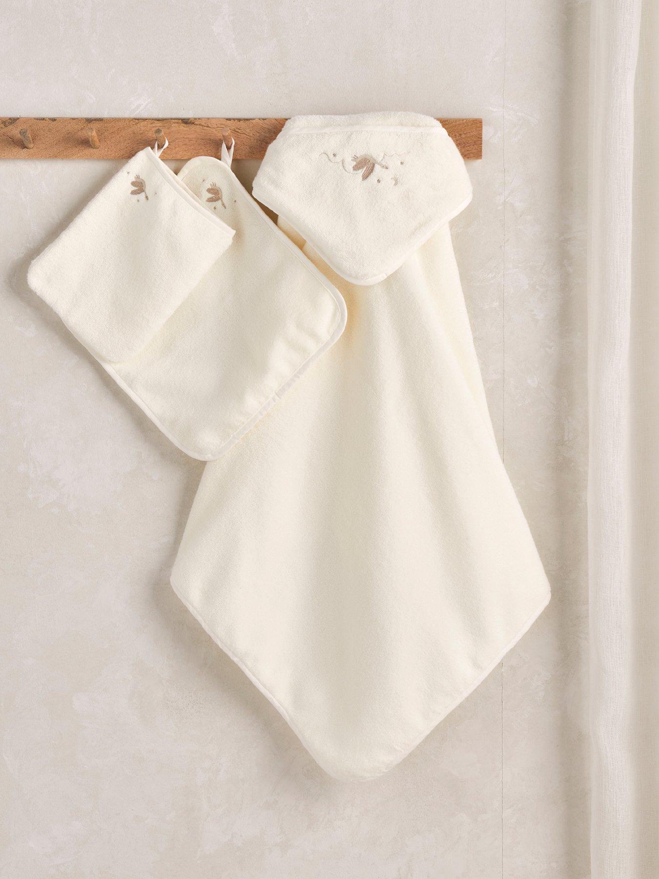 undefined 3 Piece Towelling Set - Welcome To The World Duckling