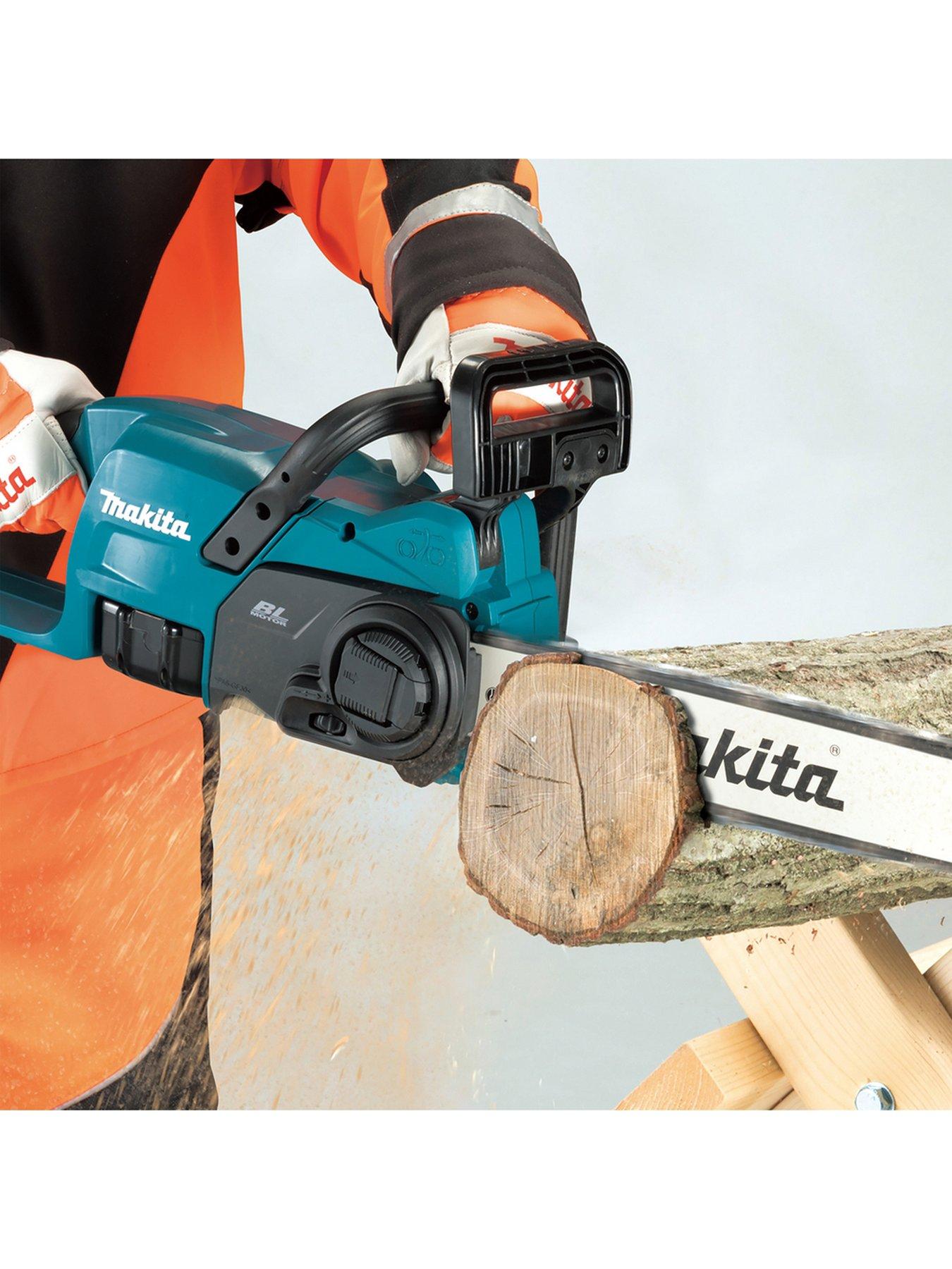 Makita 18V LXT 350mm Brushless Chainsaw X 5Ah Battery Fast
