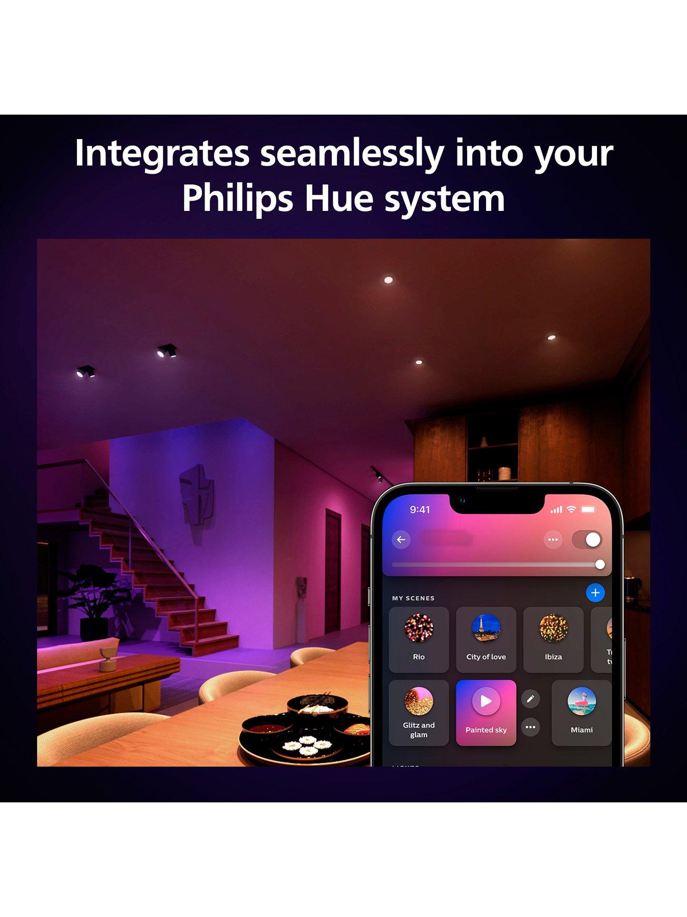 Image 3 of 7 of Philips Hue Philips HueWCA 5.7W GU10 2P UK