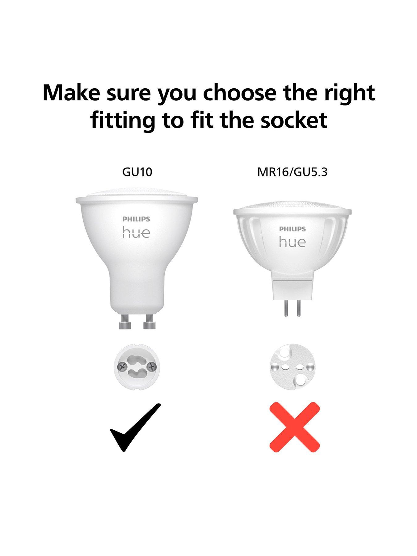 Image 5 of 7 of Philips Hue Philips HueWCA 5.7W GU10 2P UK