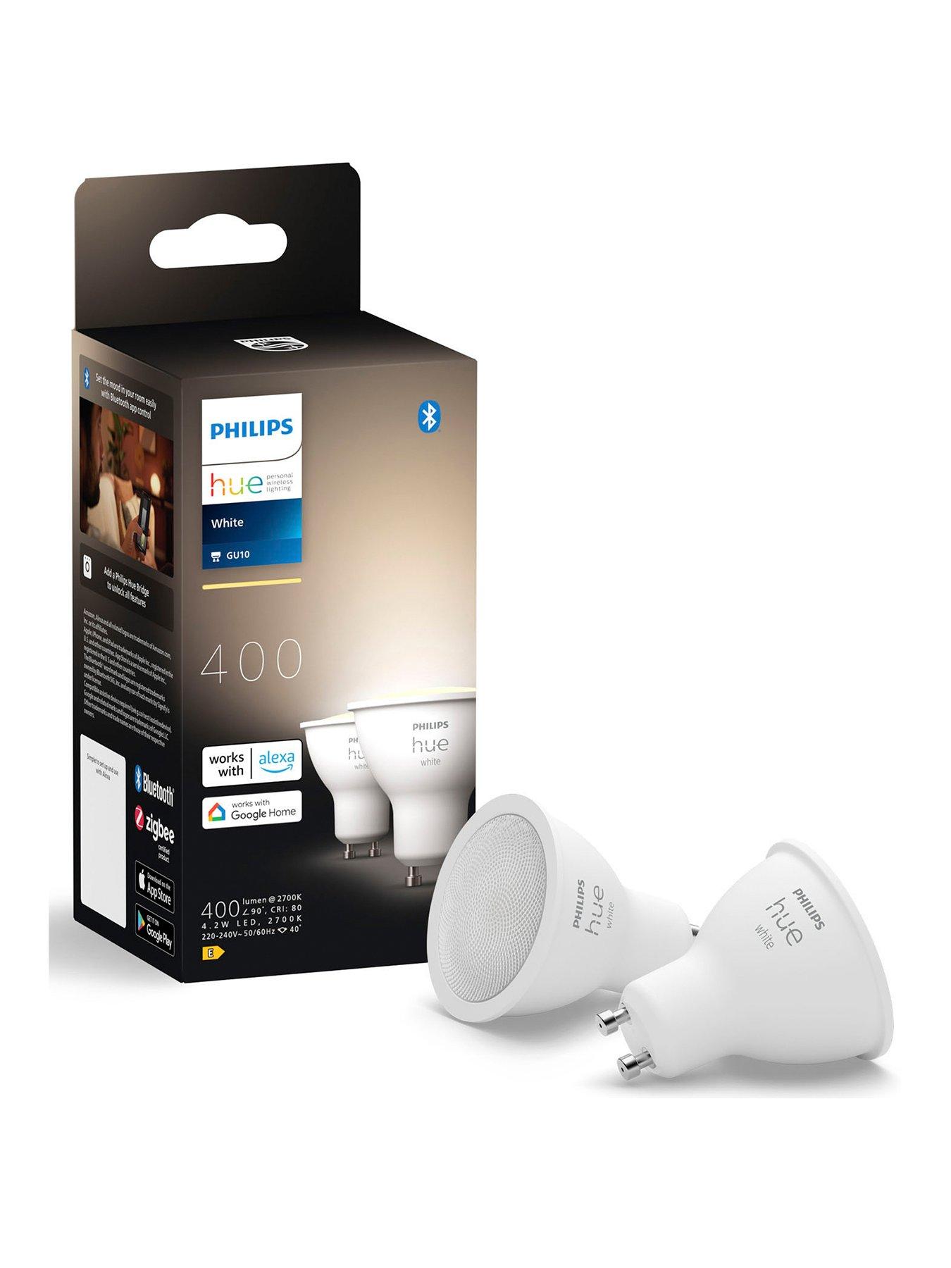 Product photograph of Philips Hue W 5 2w Gu10 2p Uk from very.co.uk