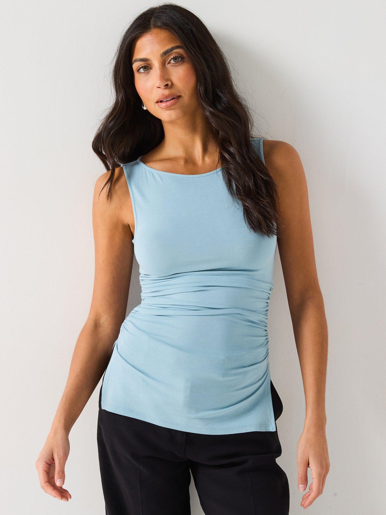 undefined Ruched Side Vest