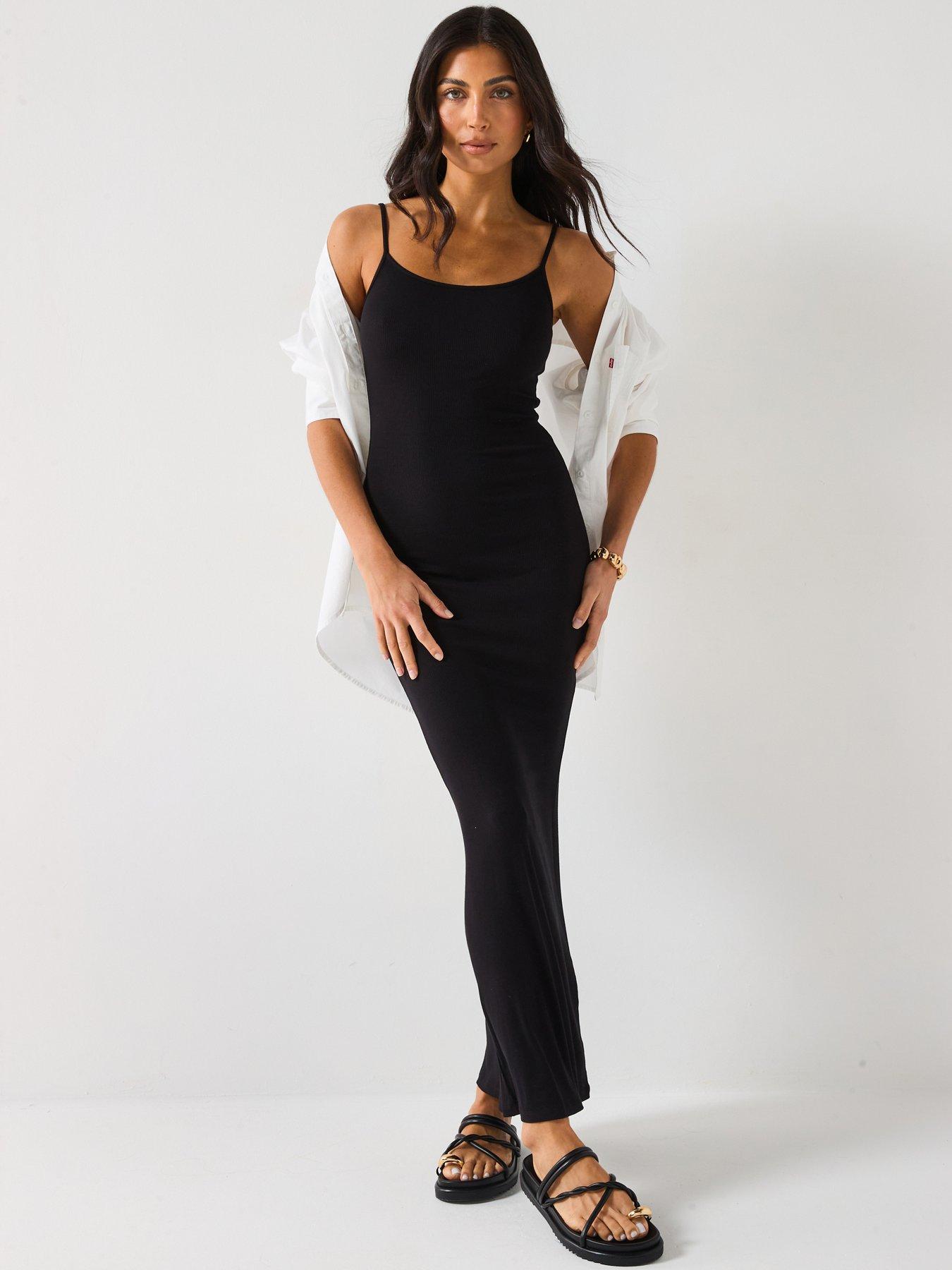 undefined Strap Maxi Dress