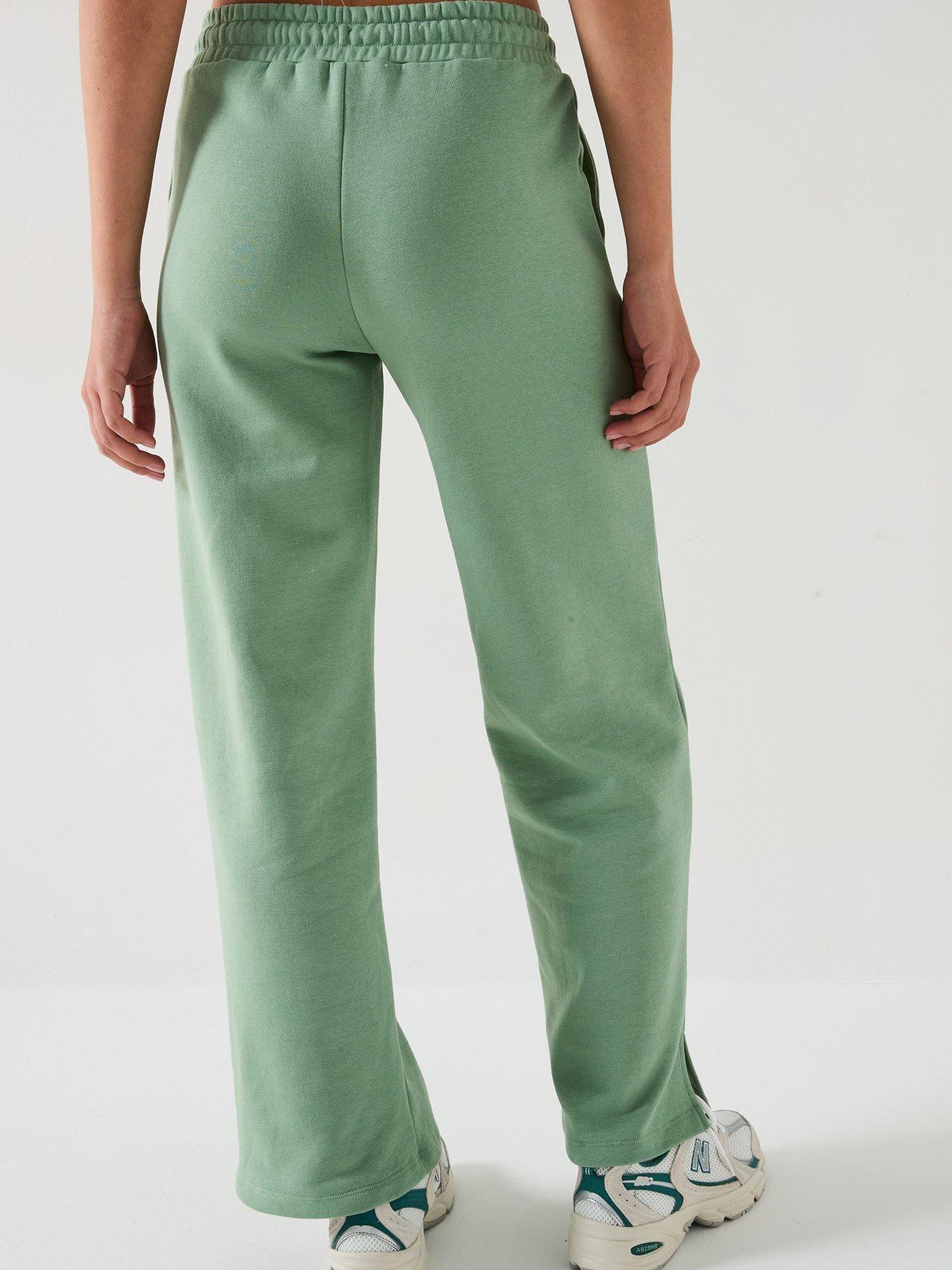 Image 2 of 6 of V by Very Athleisure Wide Leg Jog - Green