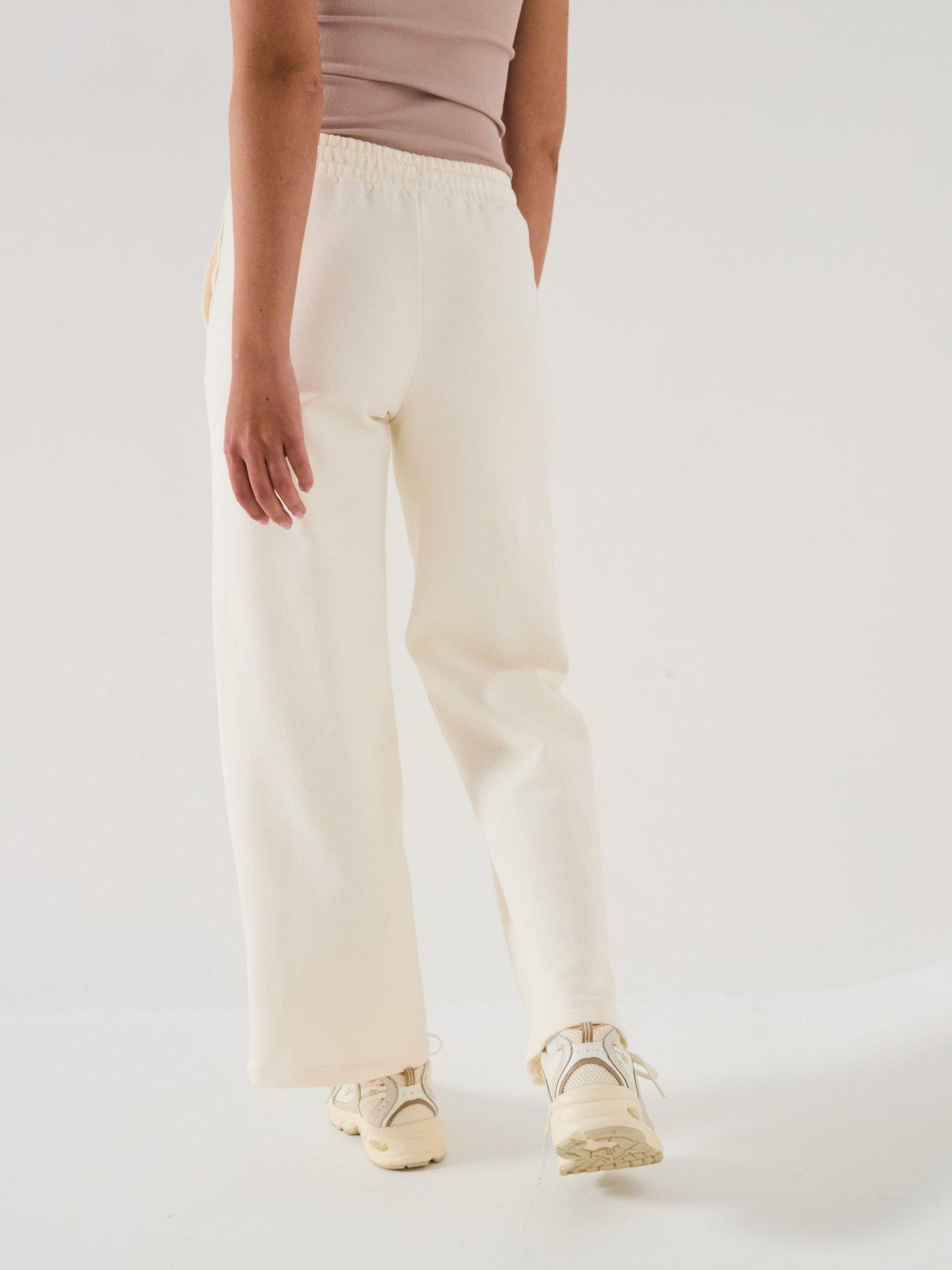 Image 2 of 6 of V by Very Athleisure Wide Leg Jogger - Ecru