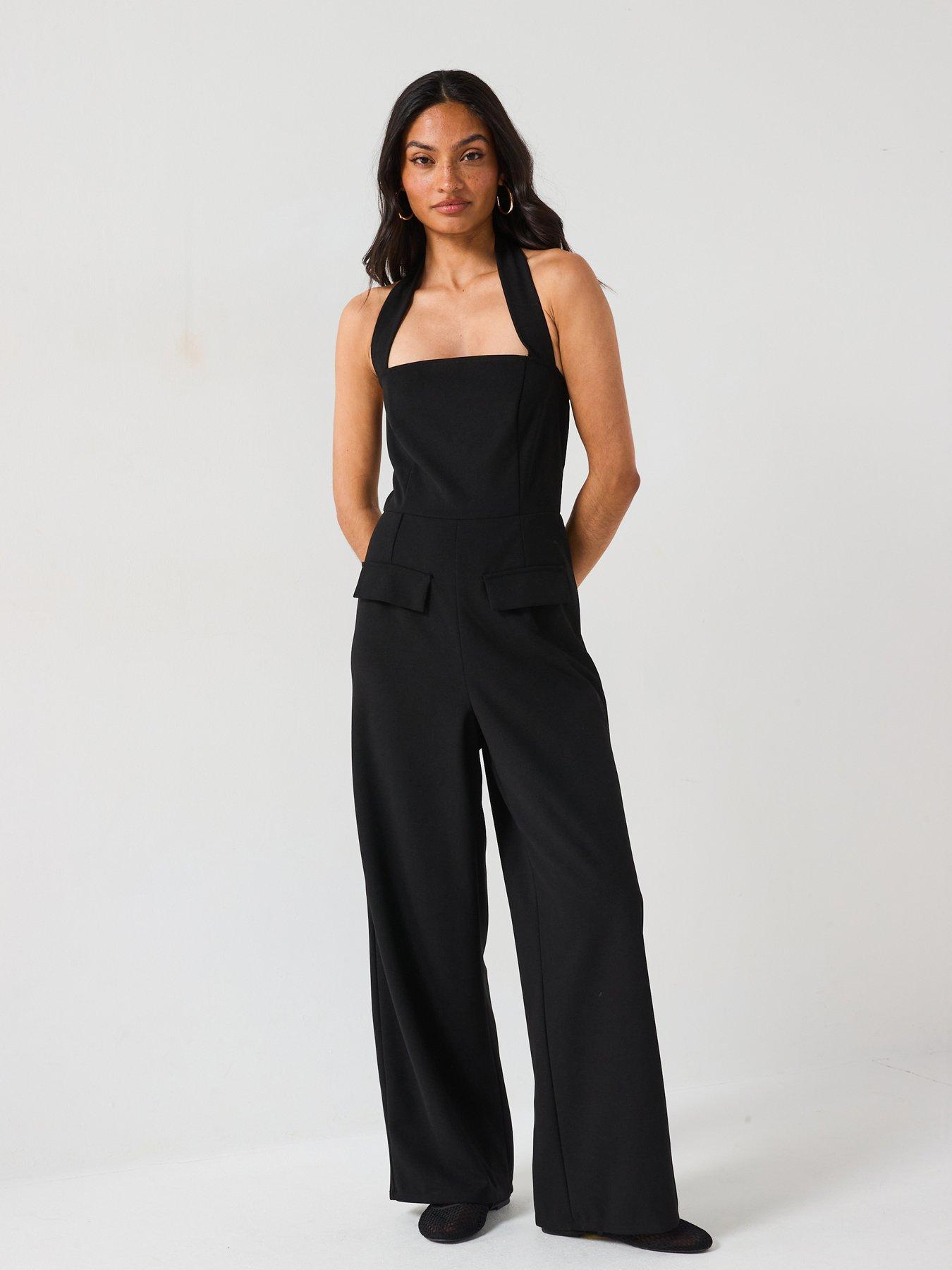 undefined Halterneck Jumpsuit
