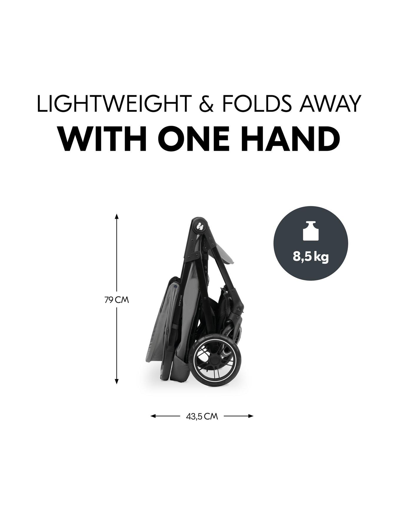 Image 4 of 7 of Hauck Shop n Care Stroller - Grey