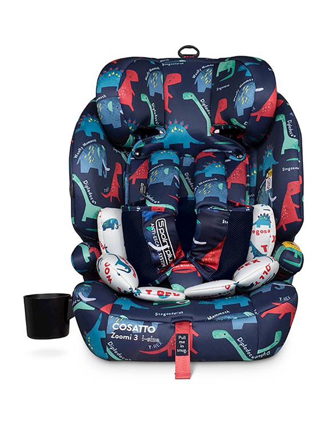Image 1 of 6 of Cosatto Zoomi 3 iSize ISOFIX &amp; Top Tether Car Seat (76-150cm) - D is For Dino