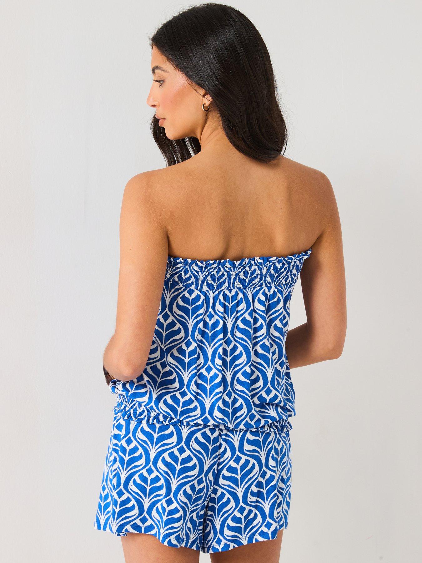 Image 2 of 6 of Everyday Bubble Hem Bandeau Top