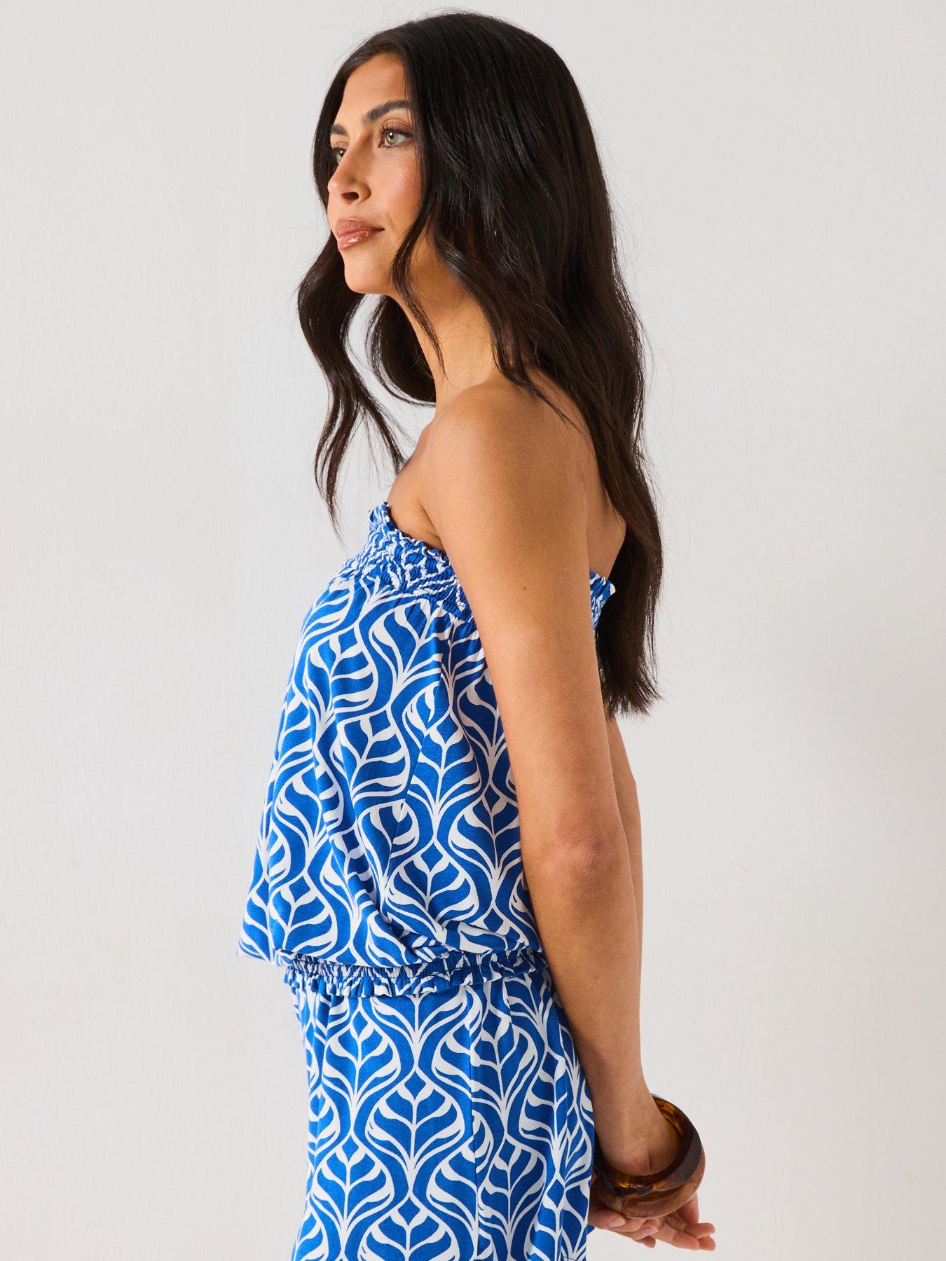 Image 6 of 6 of Everyday Bubble Hem Bandeau Top