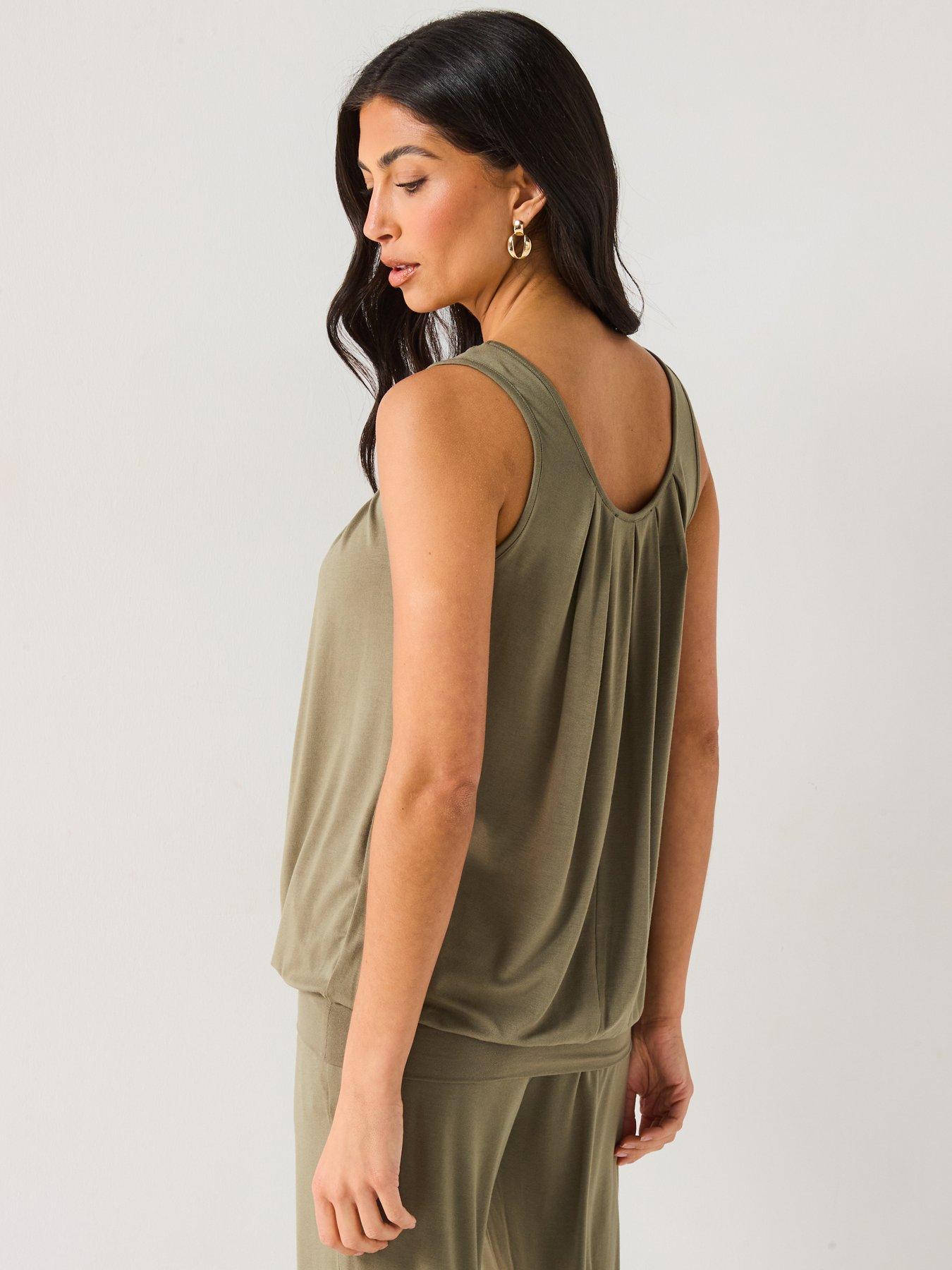 Image 2 of 6 of Everyday Bubble Hem Vest Top