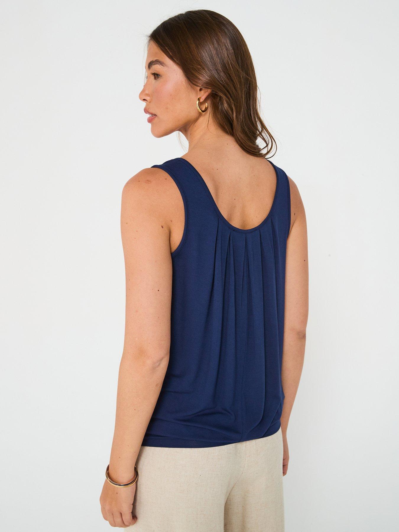 Bubble Vest in Navy