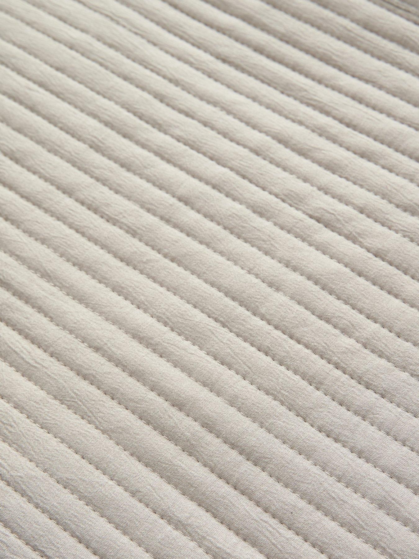 Image 5 of 5 of Michelle Keegan Home Velvet Stripe Bedspread Throw&nbsp;